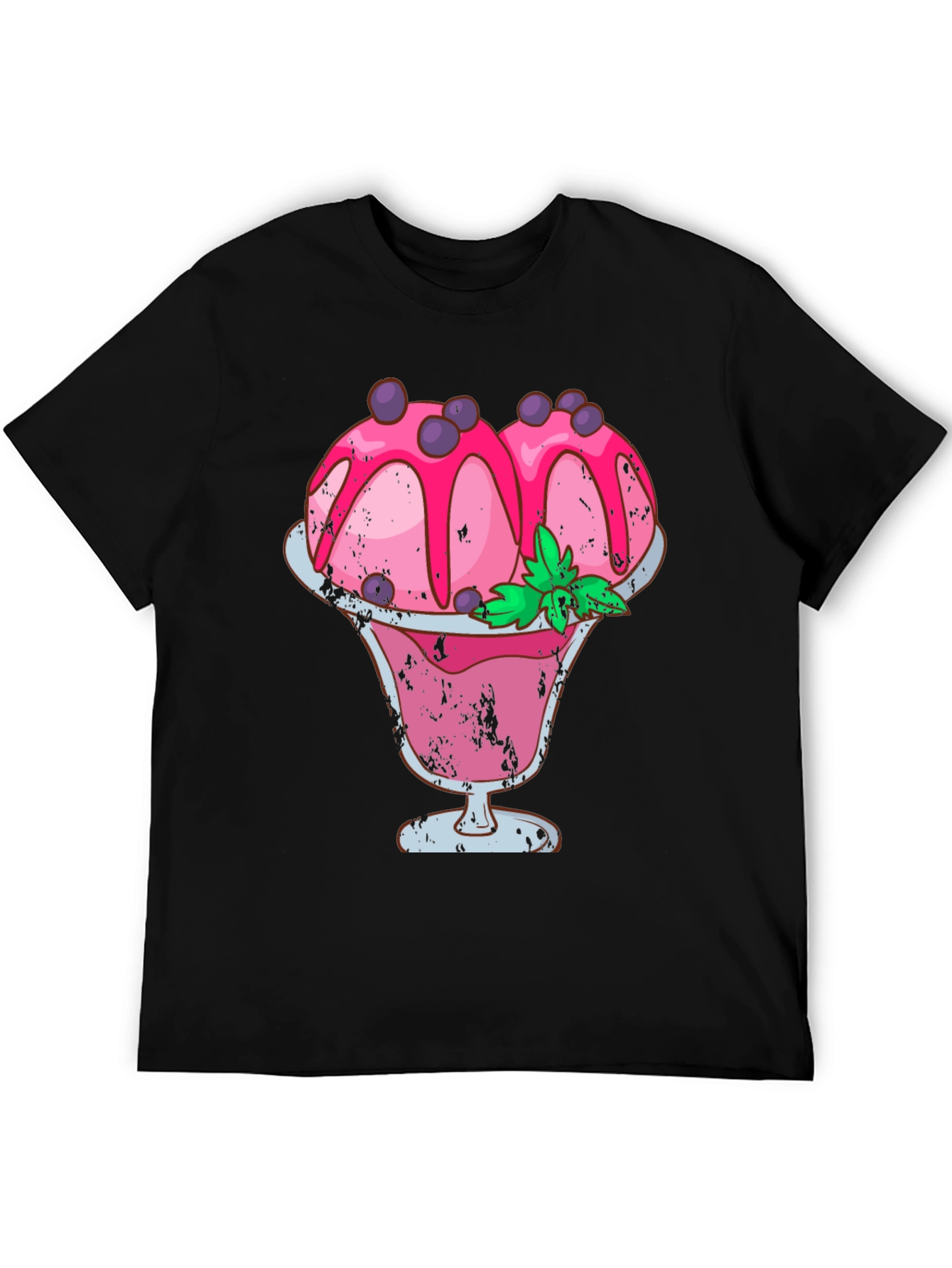 Ice Cream Sundae Graphic T-Shirt