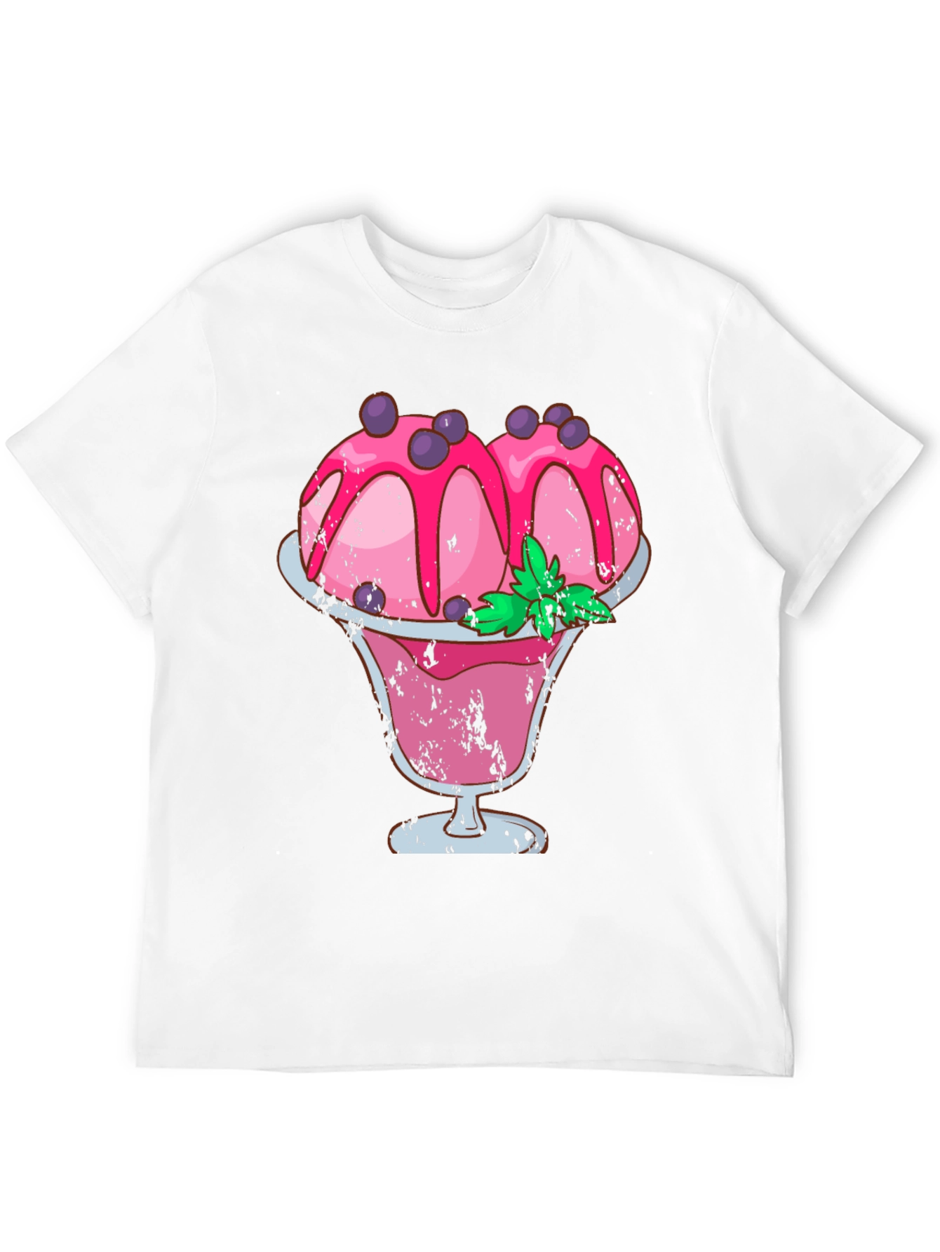 Ice Cream Sundae Graphic T-Shirt