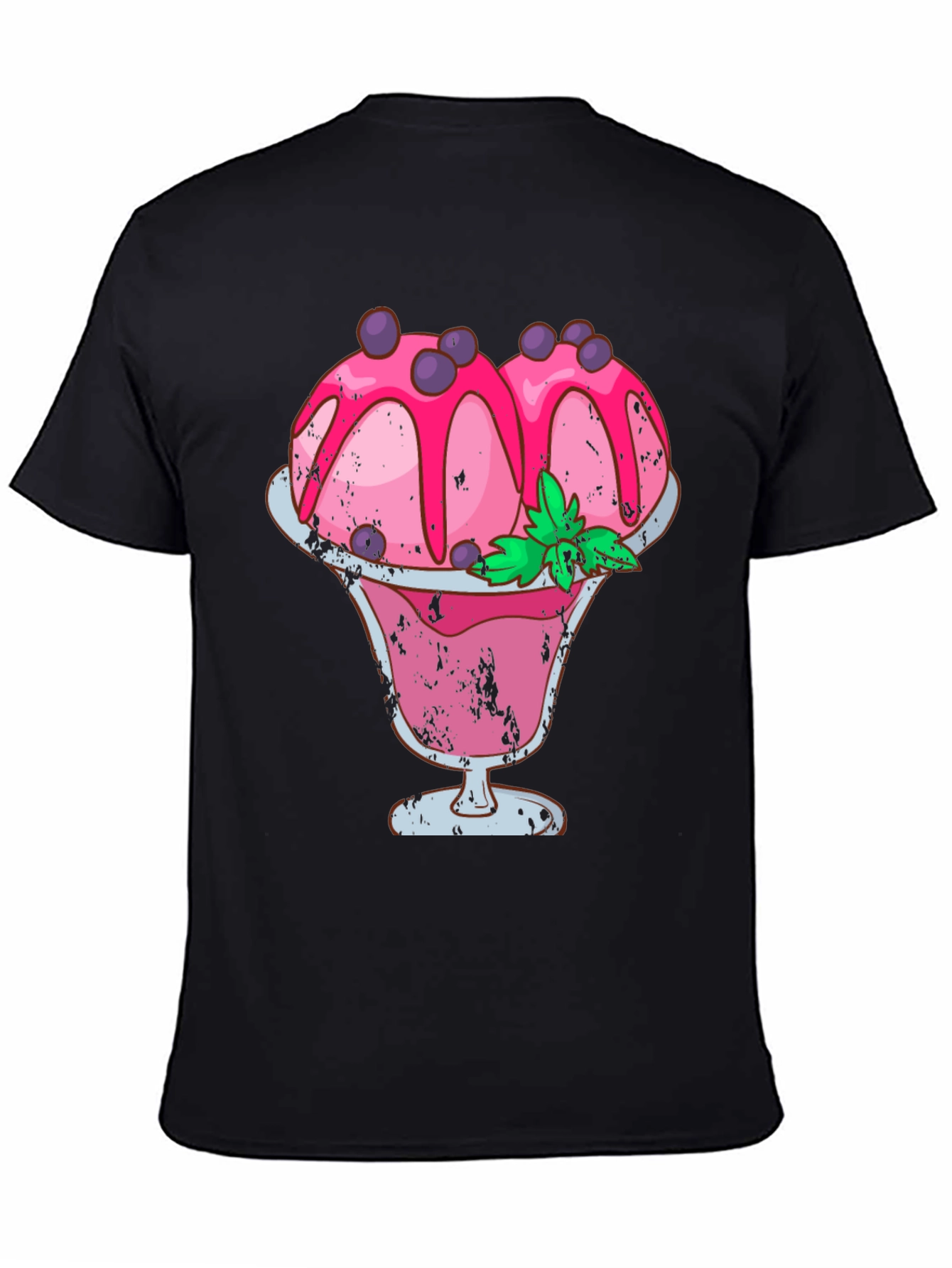 Ice Cream Sundae Graphic T-Shirt