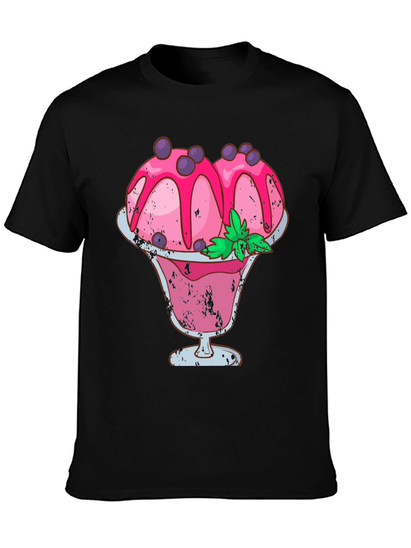 Ice Cream Sundae Graphic T-Shirt