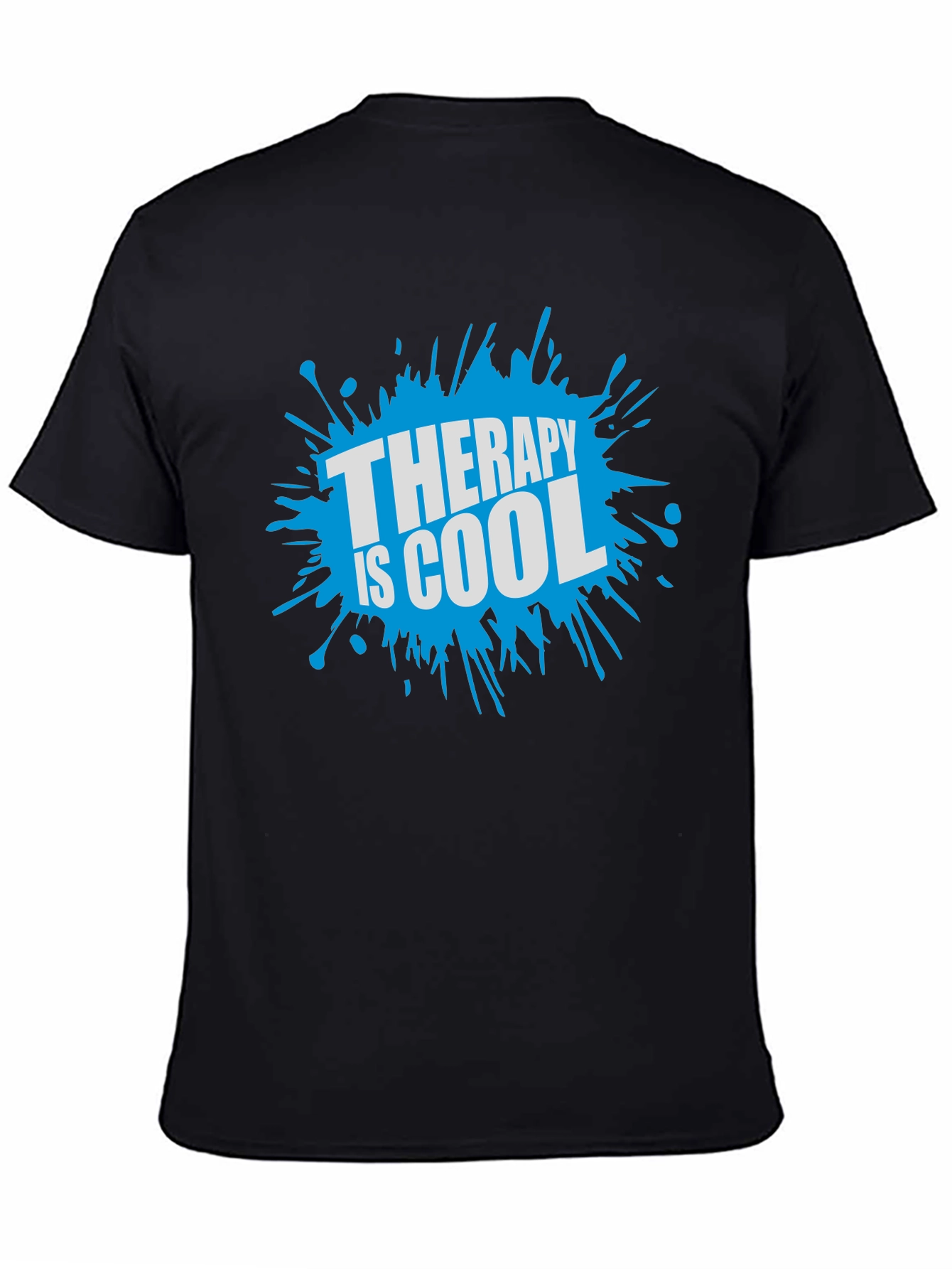 Therapy Is Cool T-Shirt - Black