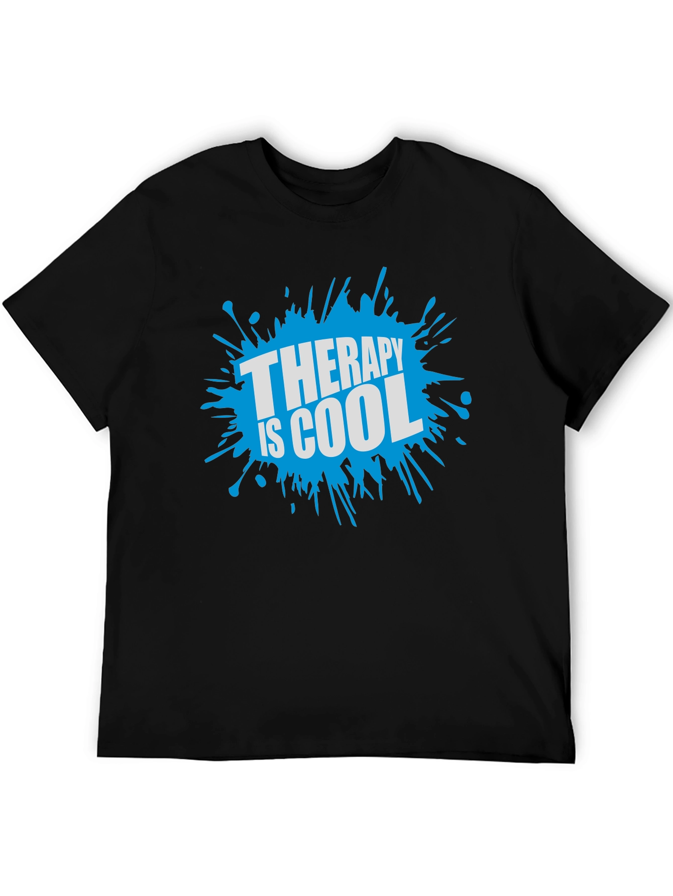 Therapy Is Cool T-Shirt - Black