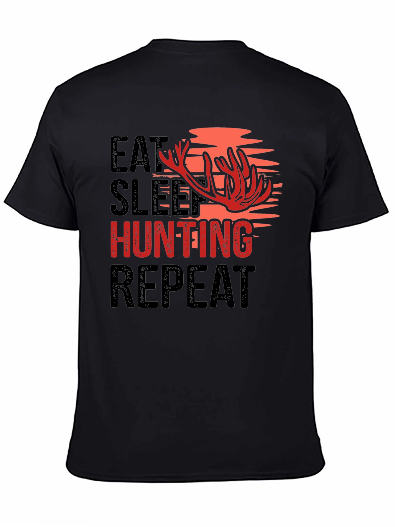 Eat Sleep Hunting Repeat Graphic Tee