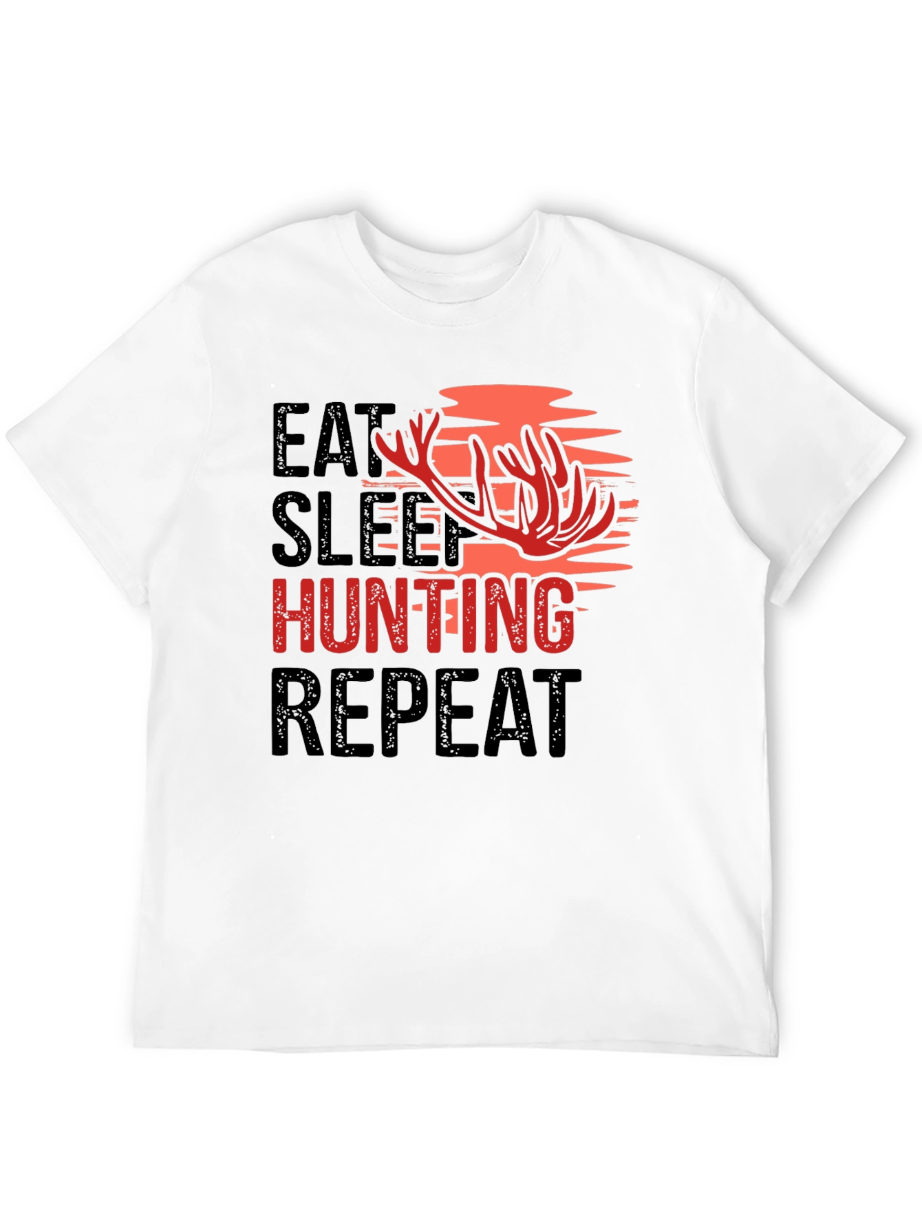 Eat Sleep Hunting Repeat Graphic Tee