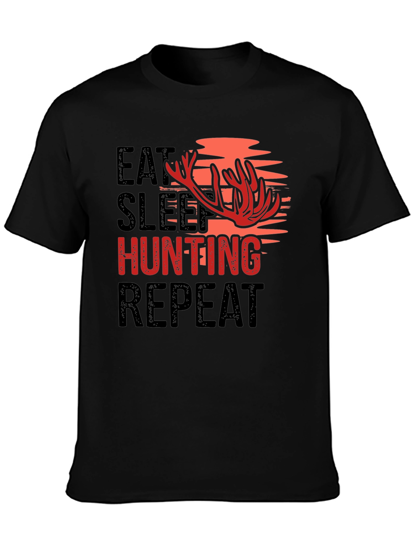 Eat Sleep Hunting Repeat Graphic Tee
