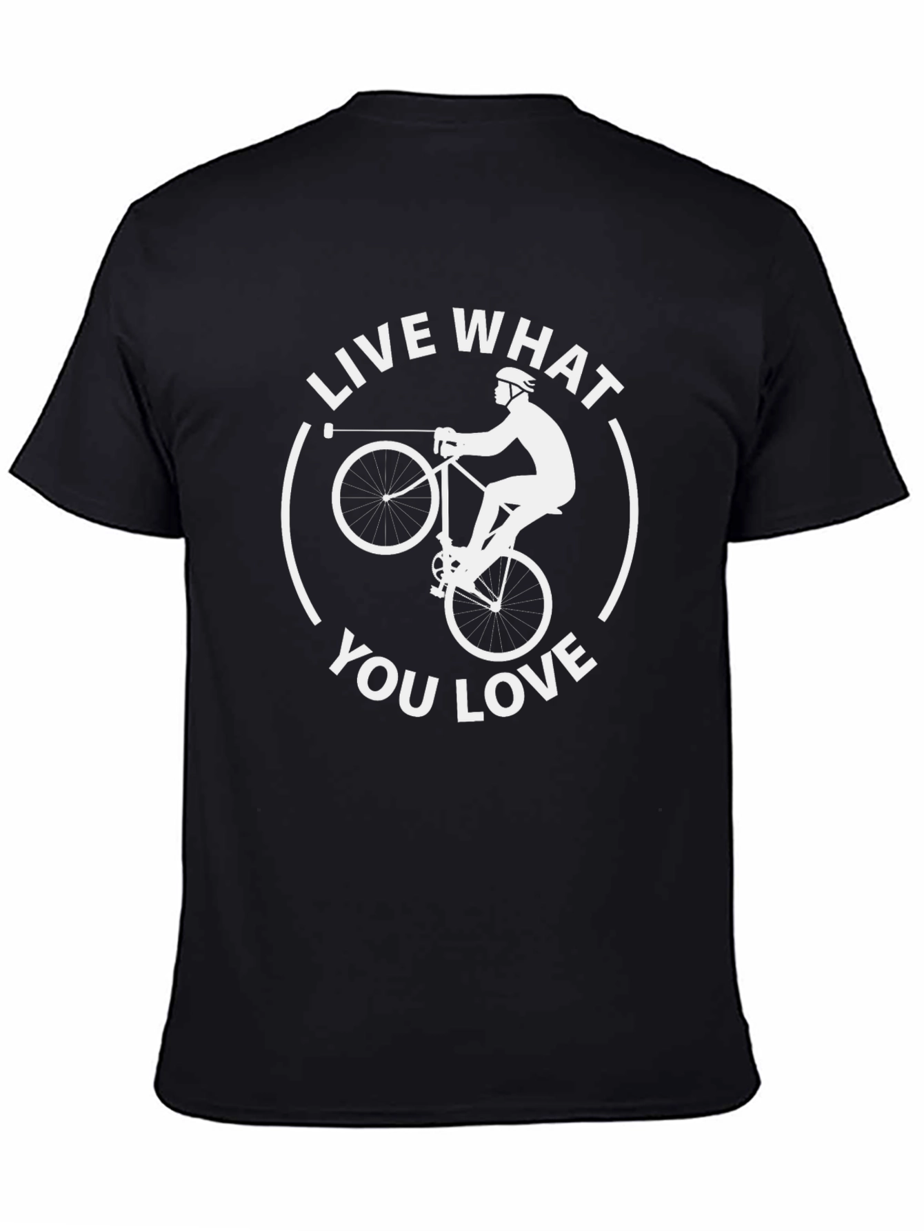Live What You Love Graphic Tee - Cycling Design