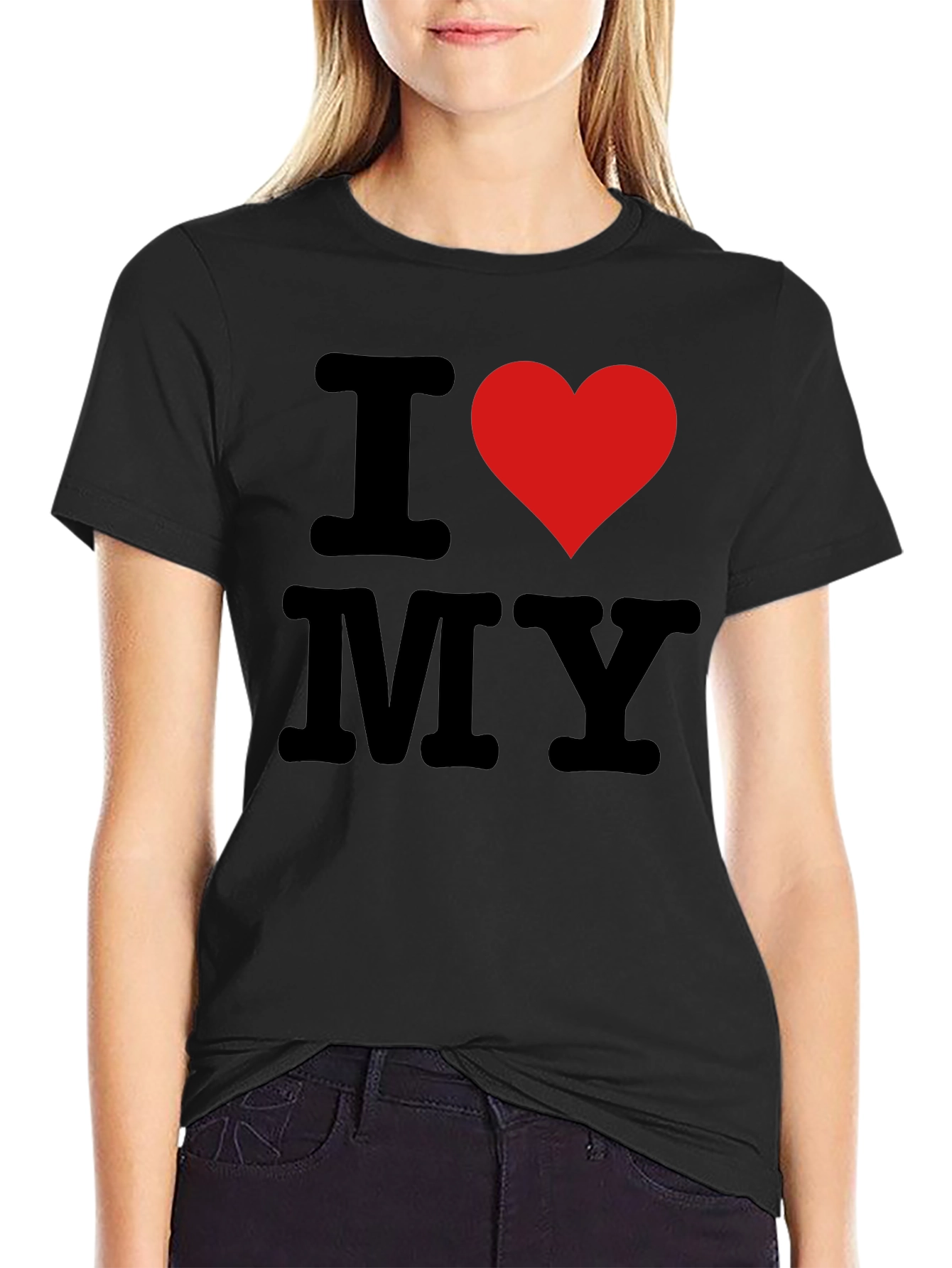 I Heart MY Graphic Tee - Classic Black