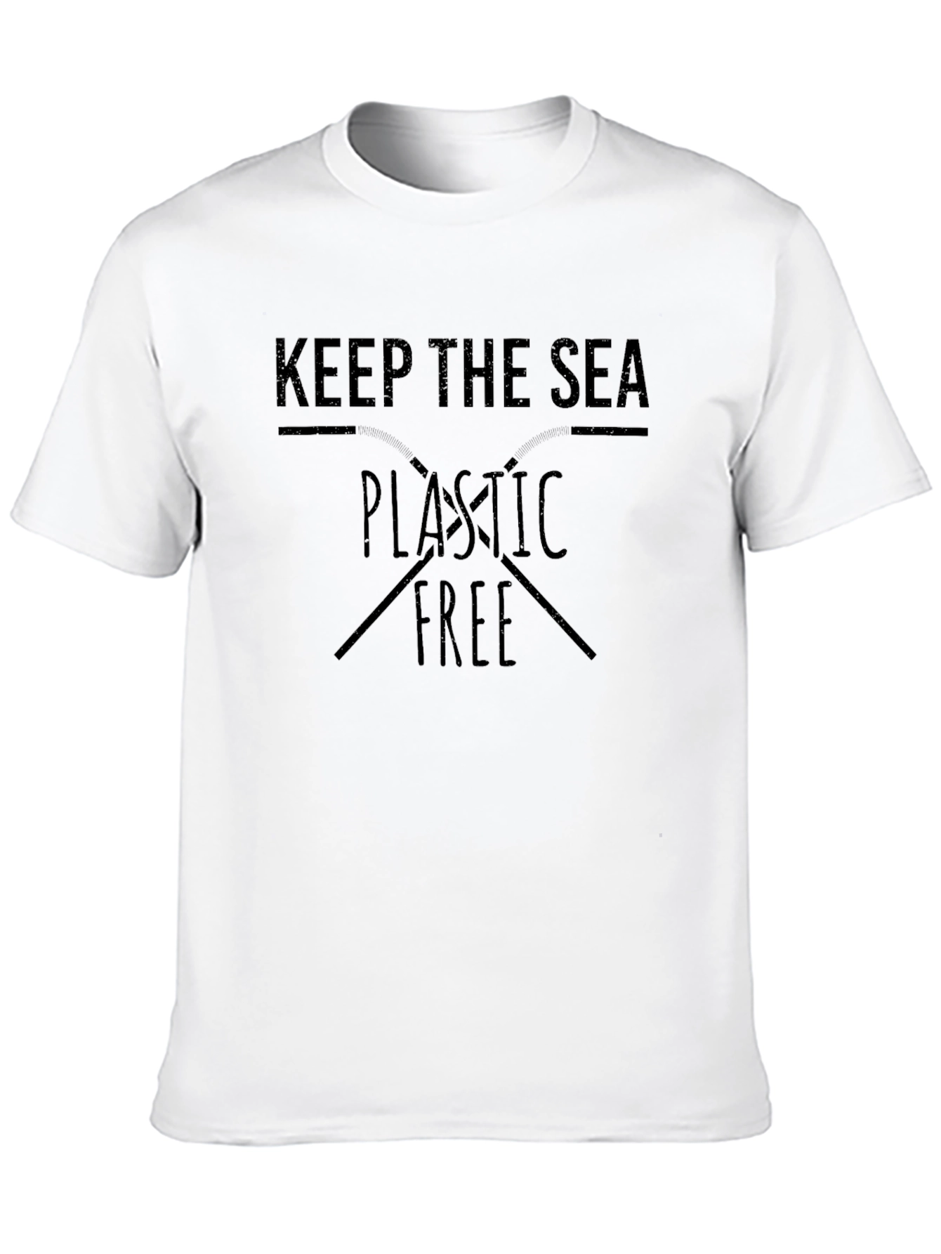 Keep The Sea Plastic Free Graphic T-Shirt