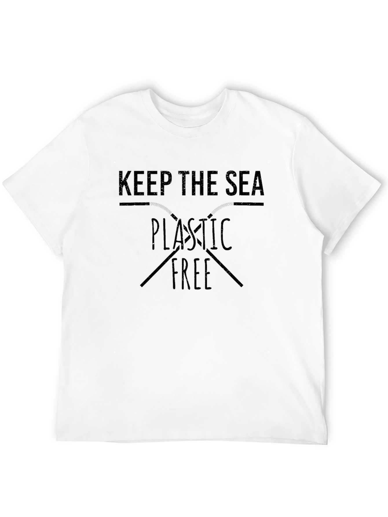 Keep The Sea Plastic Free Graphic T-Shirt