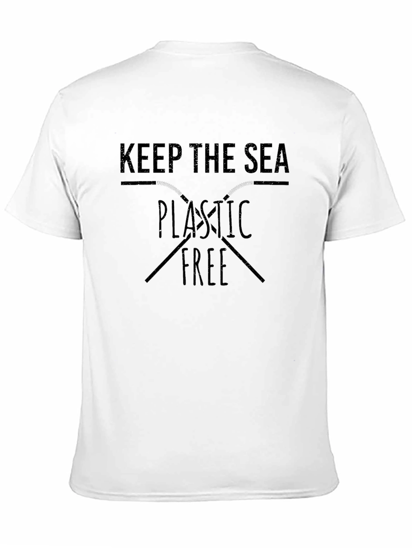 Keep The Sea Plastic Free Graphic T-Shirt