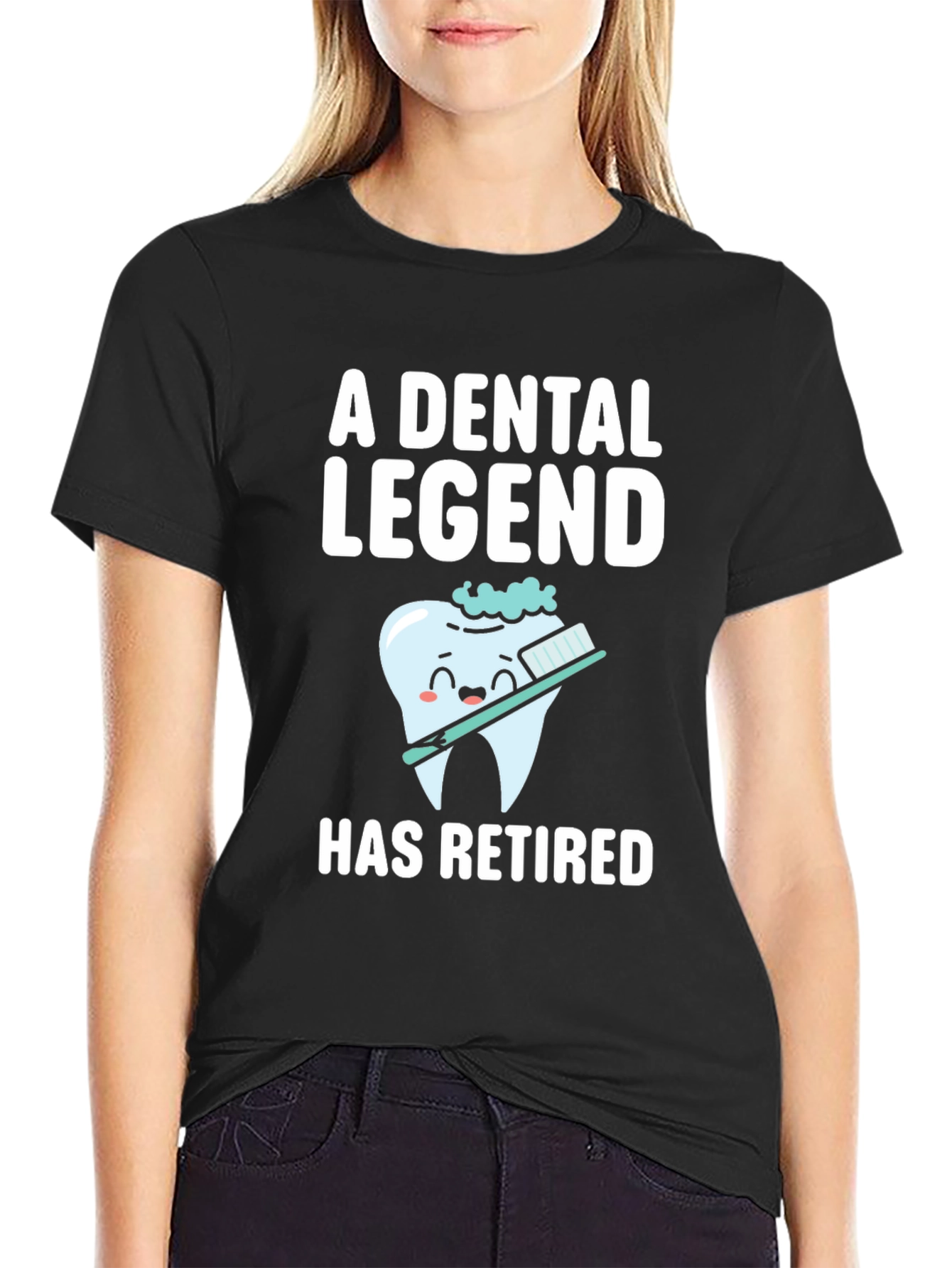 Dental Legend Retired T-Shirt - Funny Dentist Retirement Gift