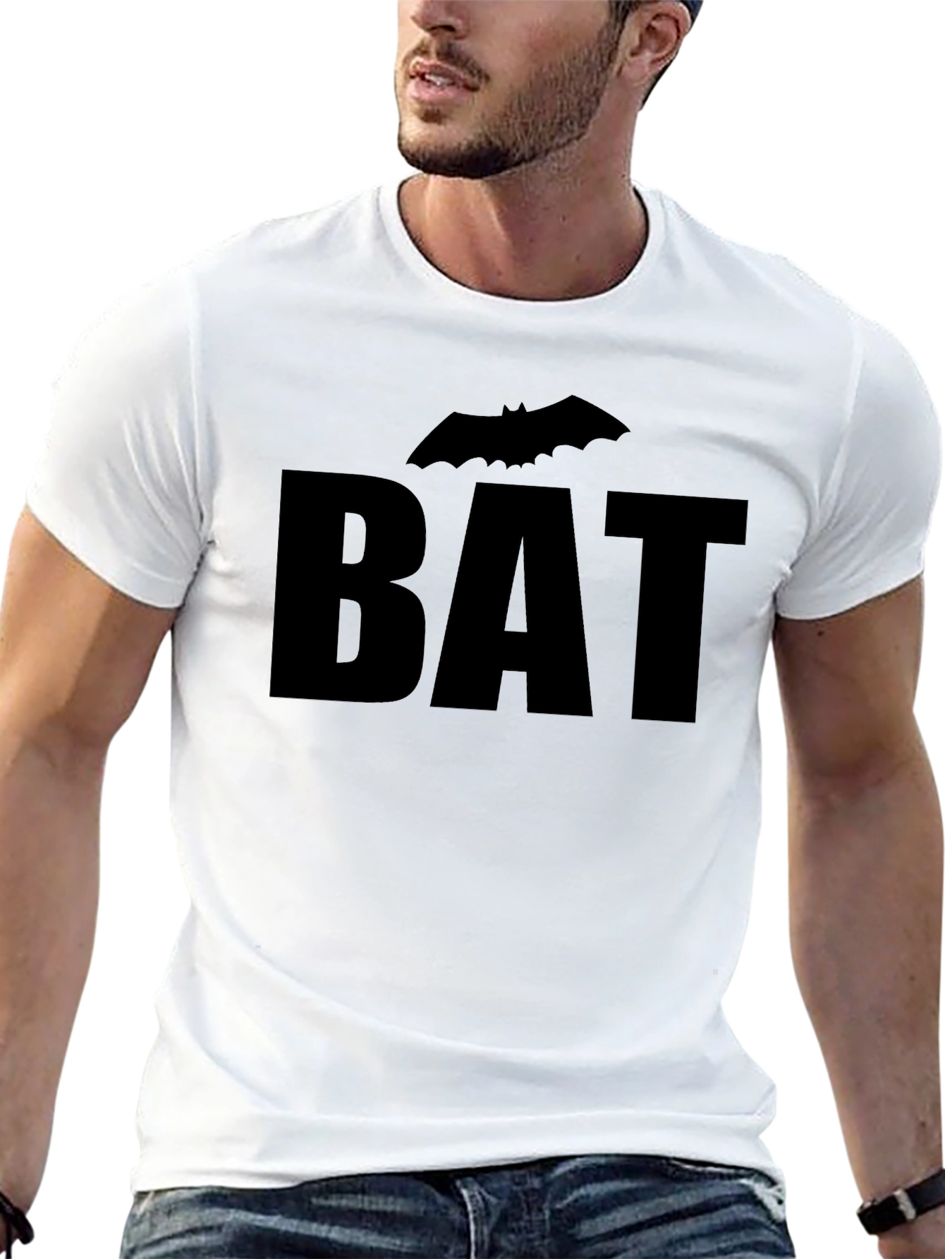 Bat Graphic T-Shirt - Bold & Stylish Design