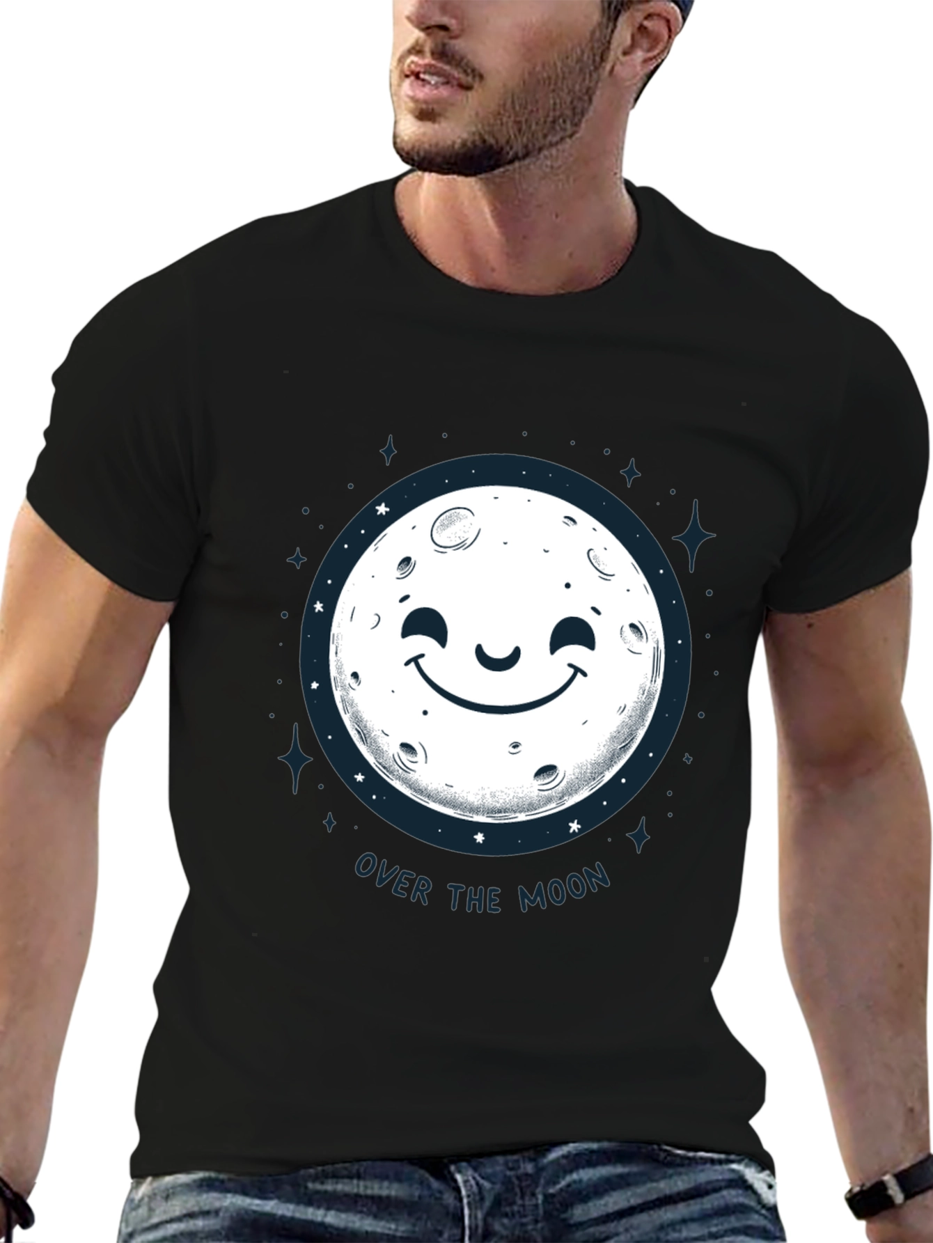 Over The Moon Graphic Tee - Unisex