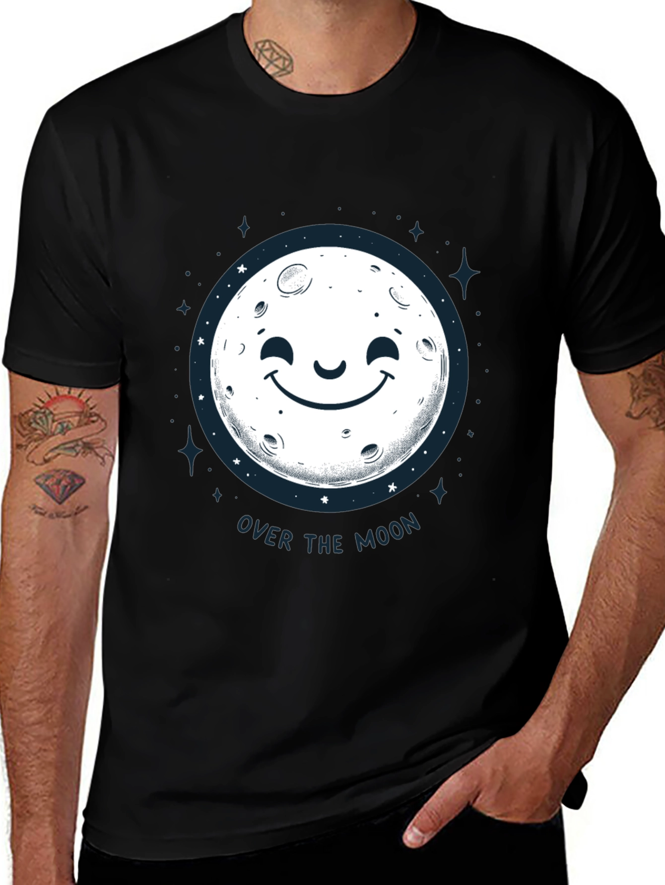Over The Moon Graphic Tee - Unisex