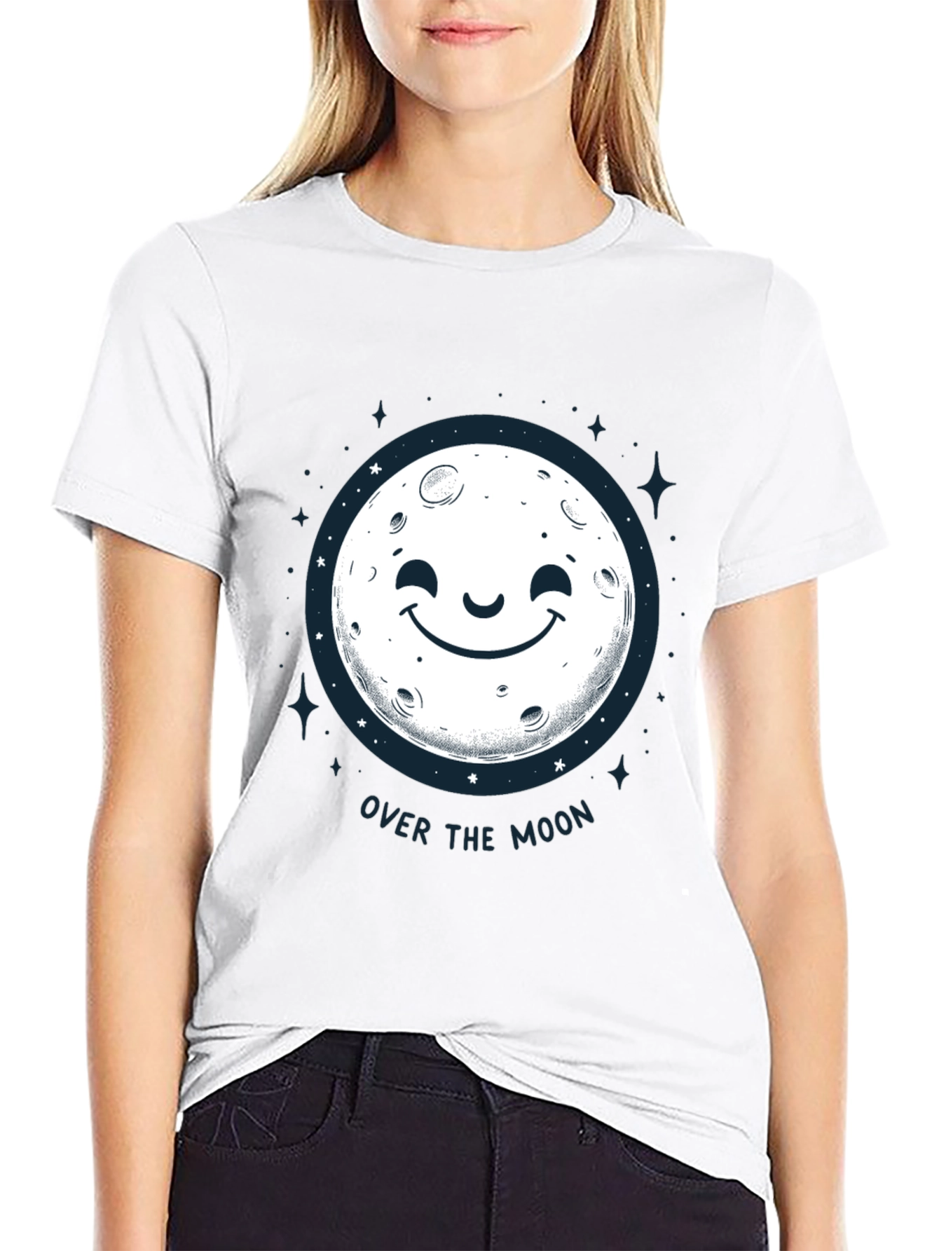 Over The Moon Graphic Tee - Unisex