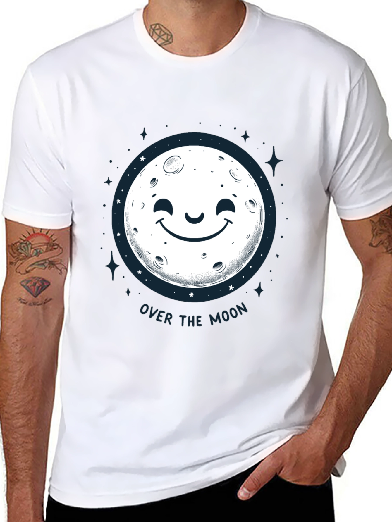 Over The Moon Graphic Tee - Unisex