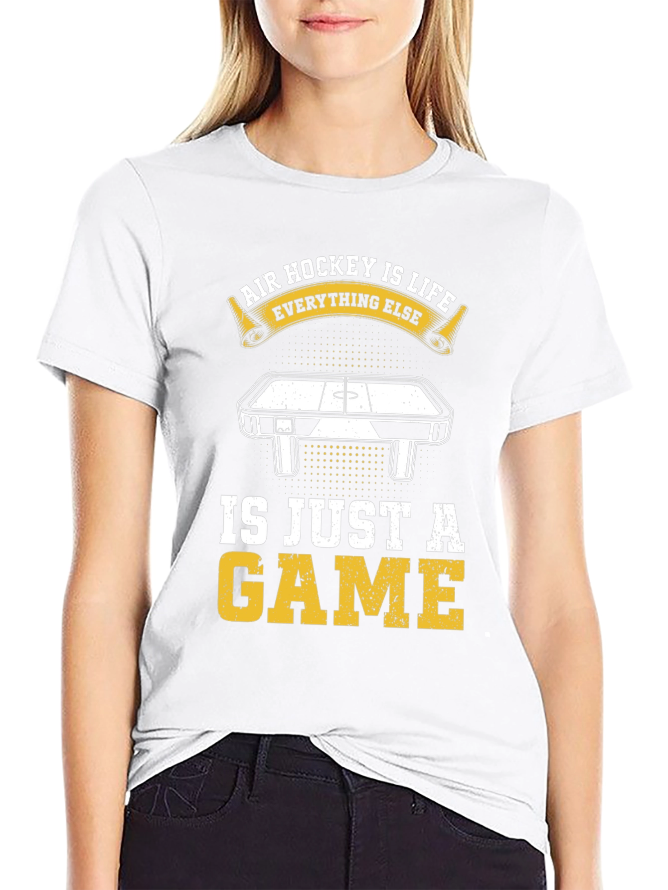 Air Hockey Is Life Graphic T-Shirt
