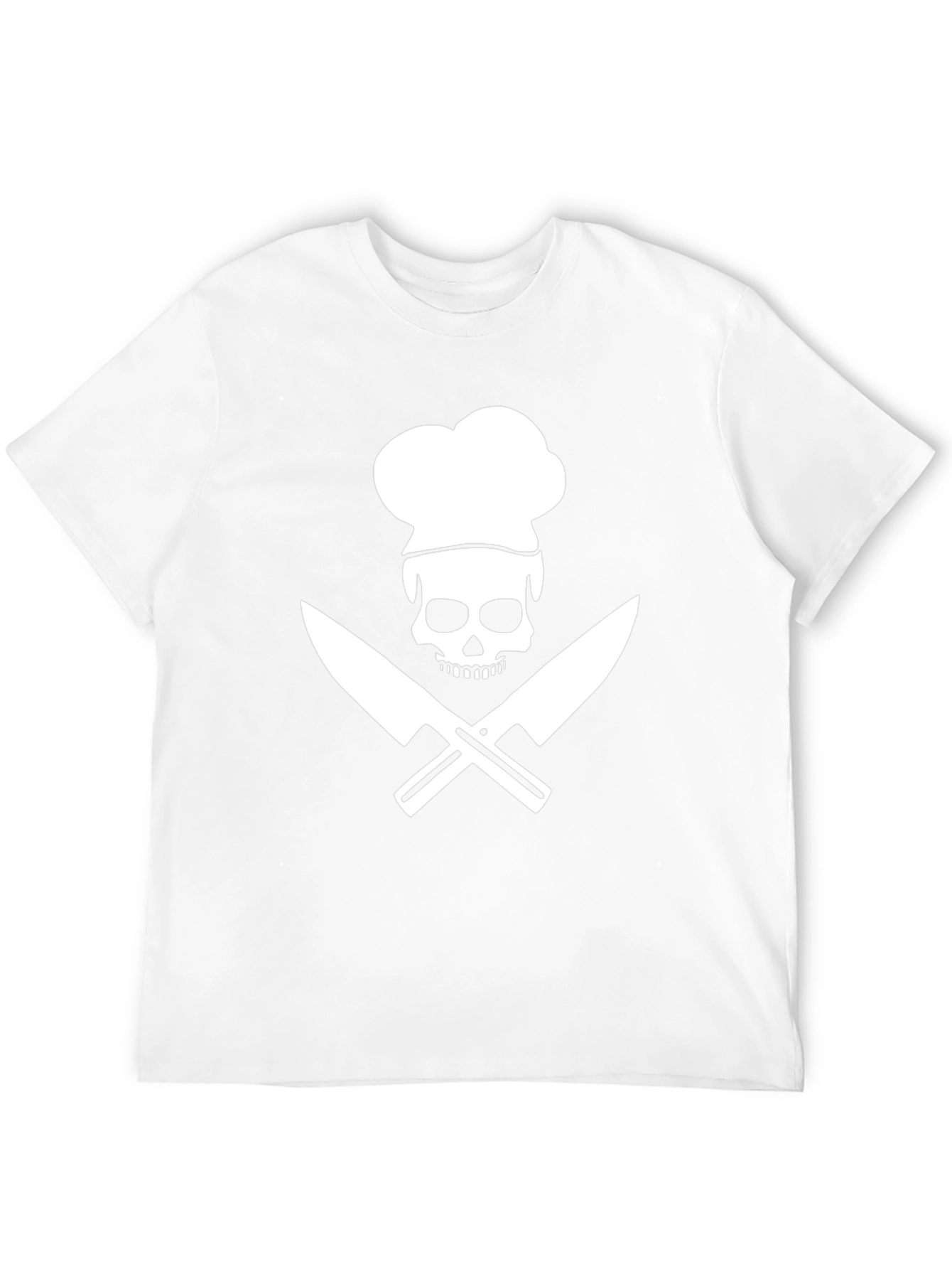 Chef Skull Graphic T-Shirt - Culinary Pirate Tee