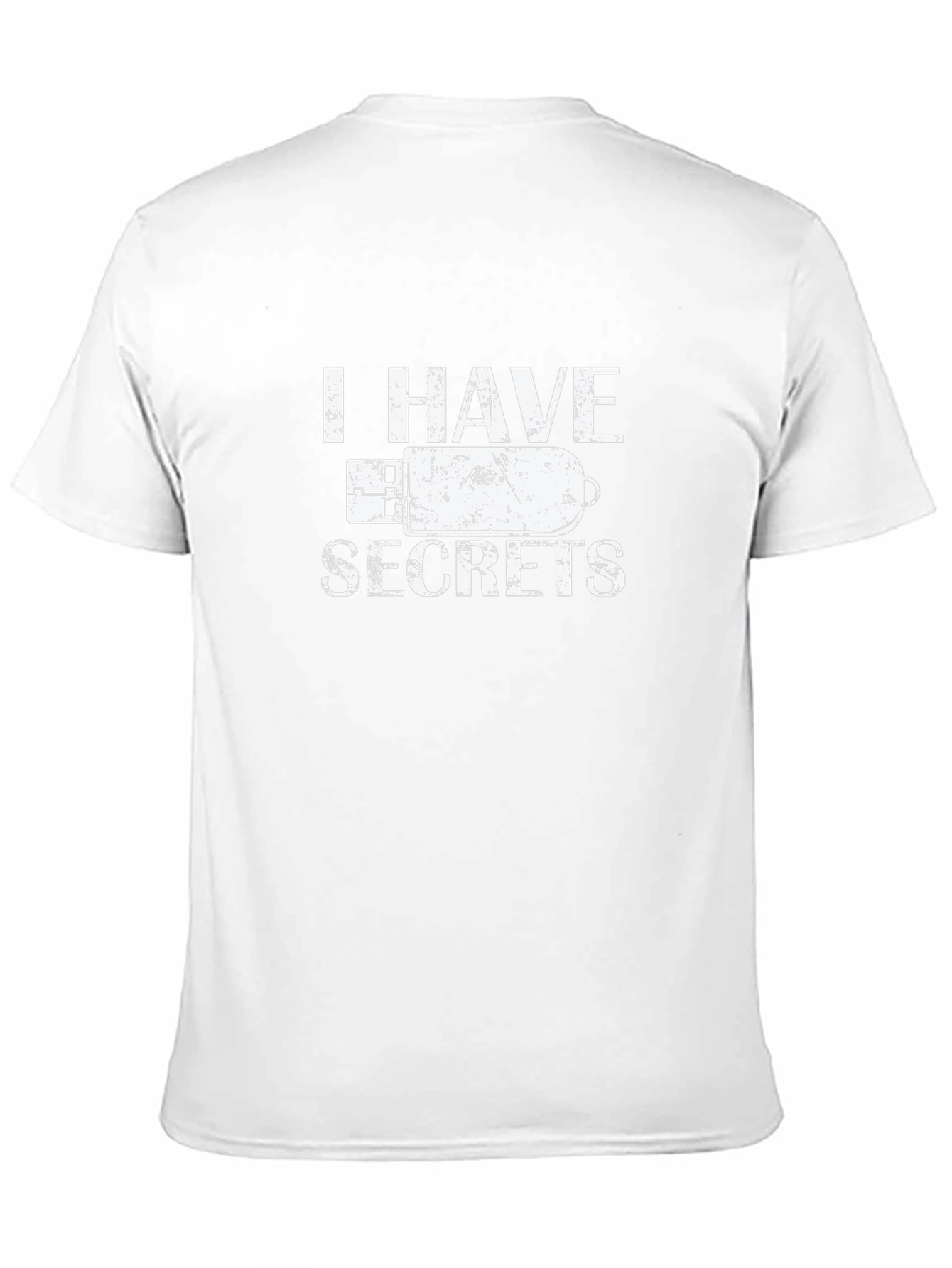 I Have Secrets USB Drive Black T-Shirt