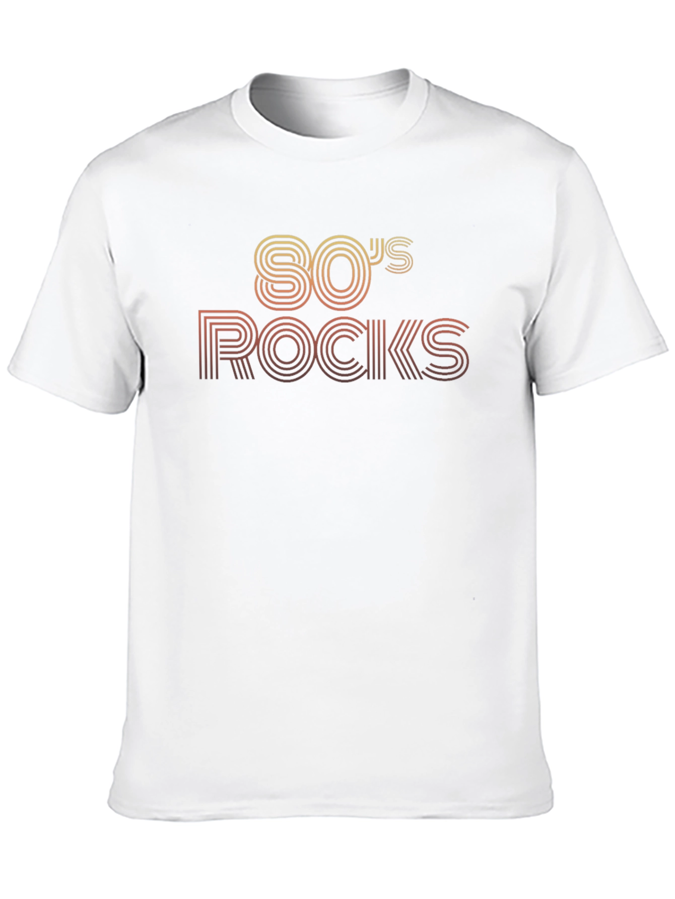 80s Rocks Black Graphic Tee