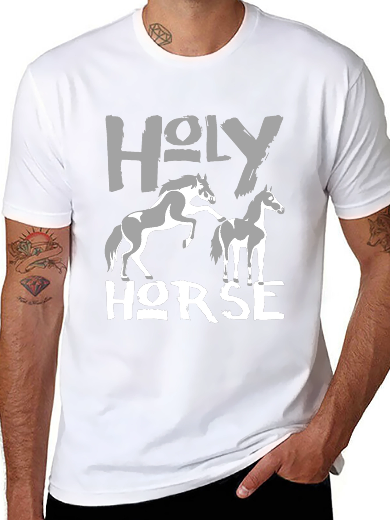 Holy Horse Graphic T-Shirt