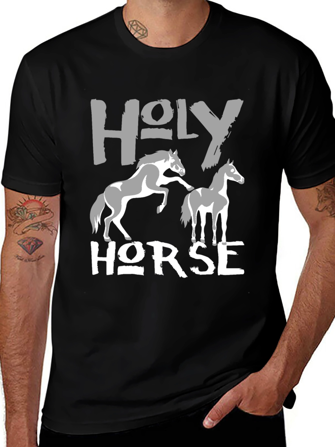 Holy Horse Graphic T-Shirt