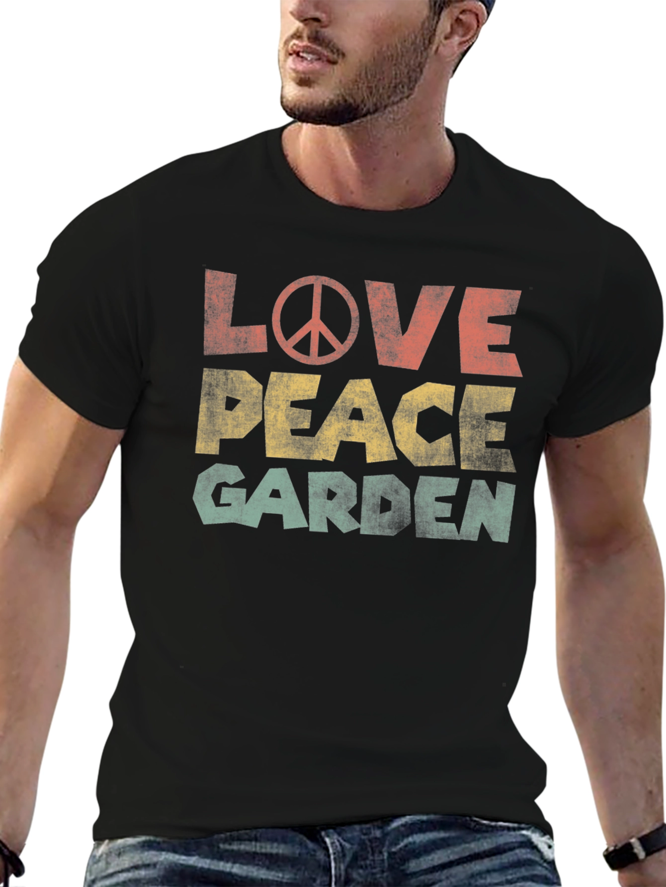 Love Peace Garden Graphic T-Shirt