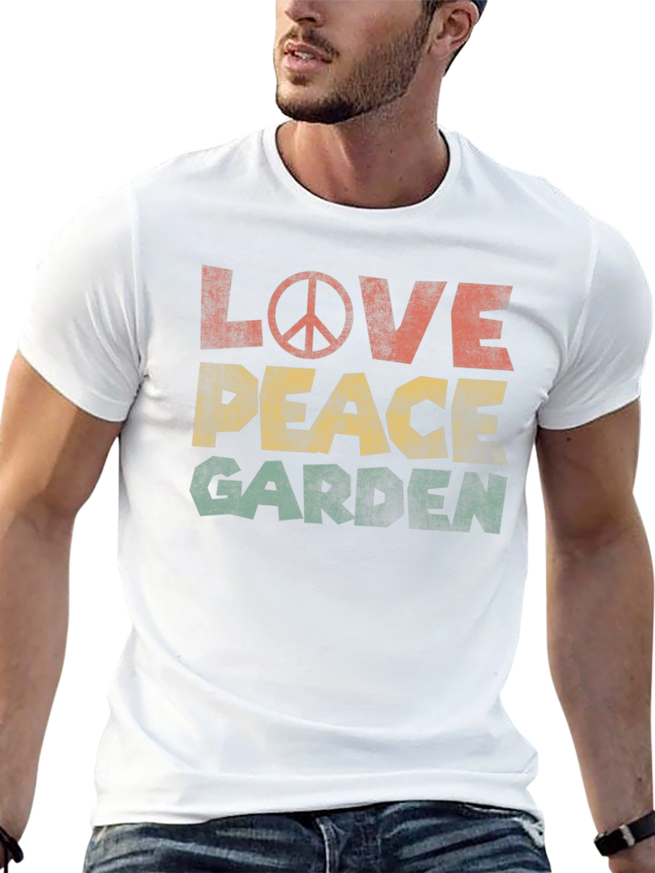 Love Peace Garden Graphic T-Shirt