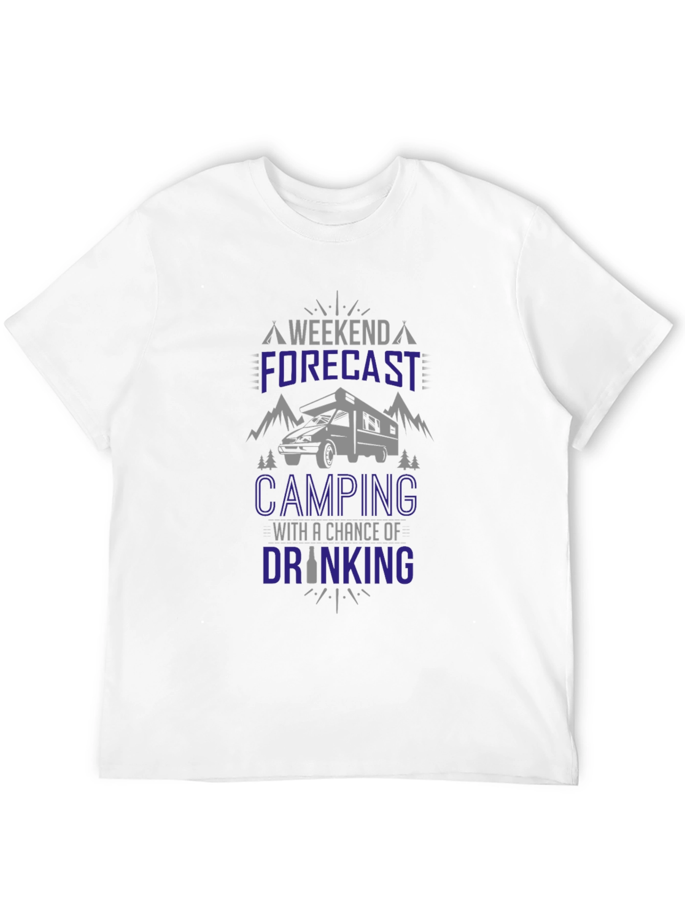 Camping Forecast T-Shirt - Weekend Adventure Ready!