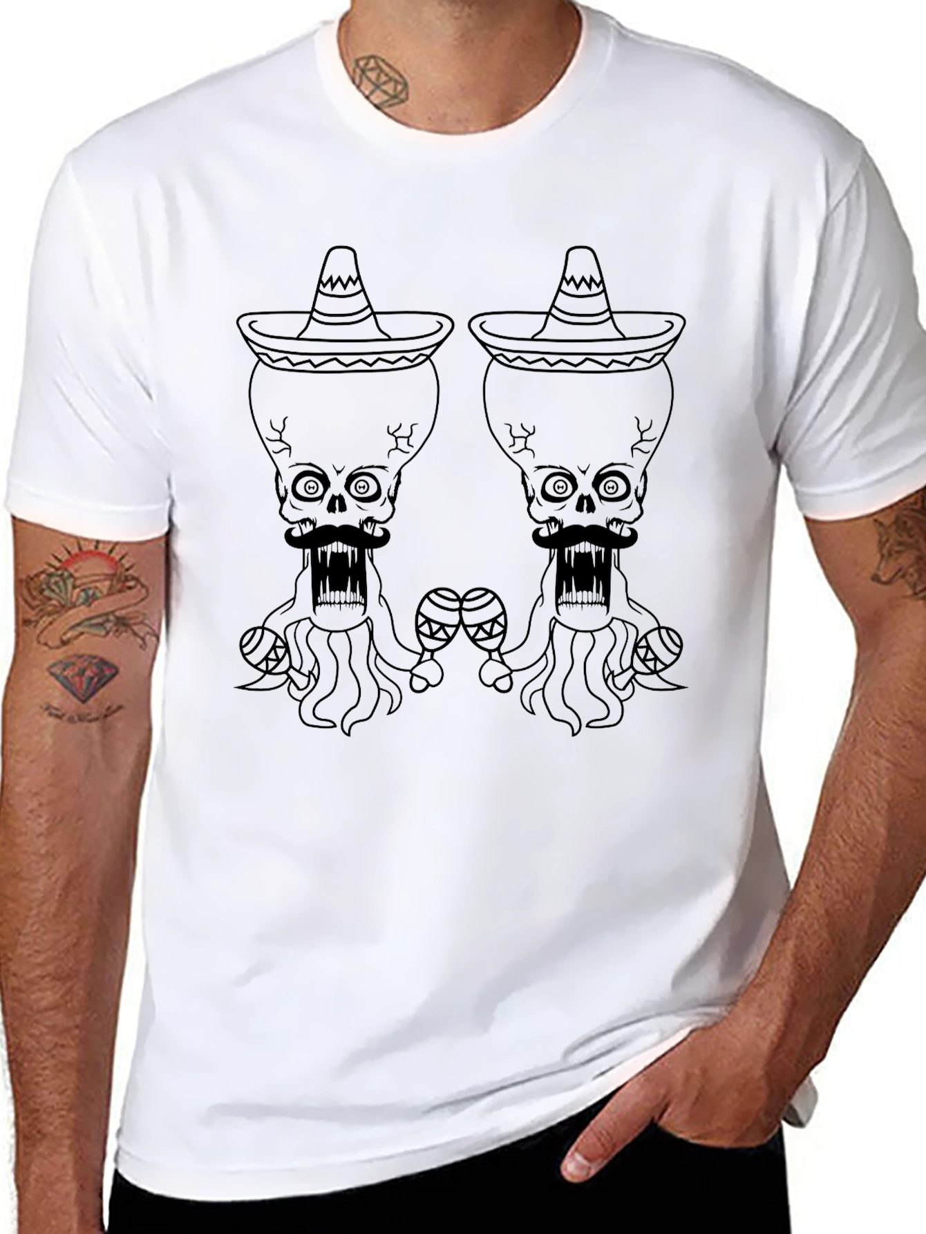 Skull Mariachi T-Shirt