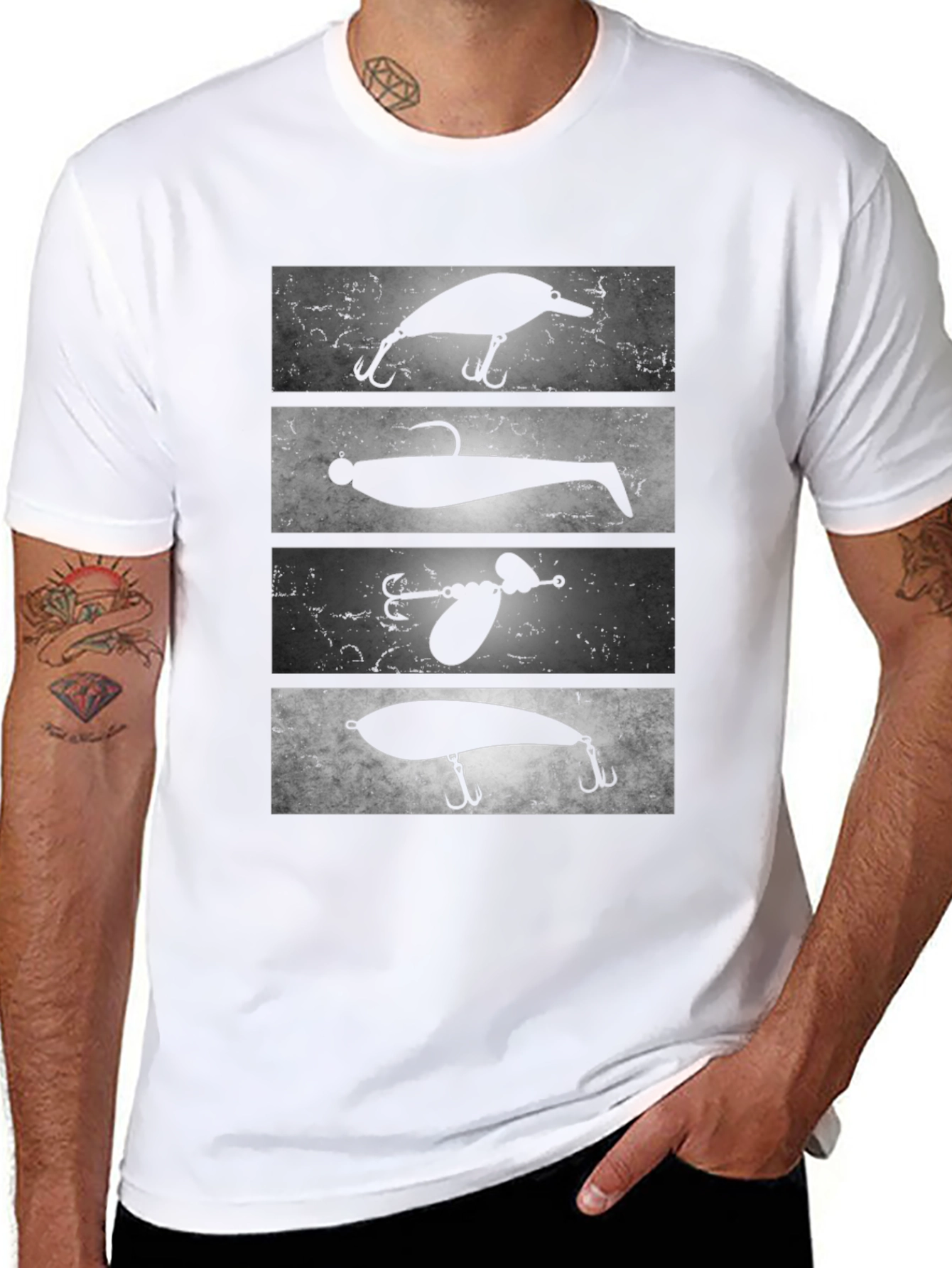 Fishing Lure Graphic Tee - Anglers Style