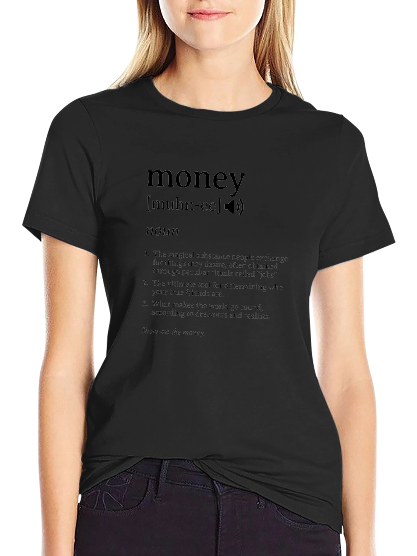 Money Definition T-Shirt -  Funny Finance Humor