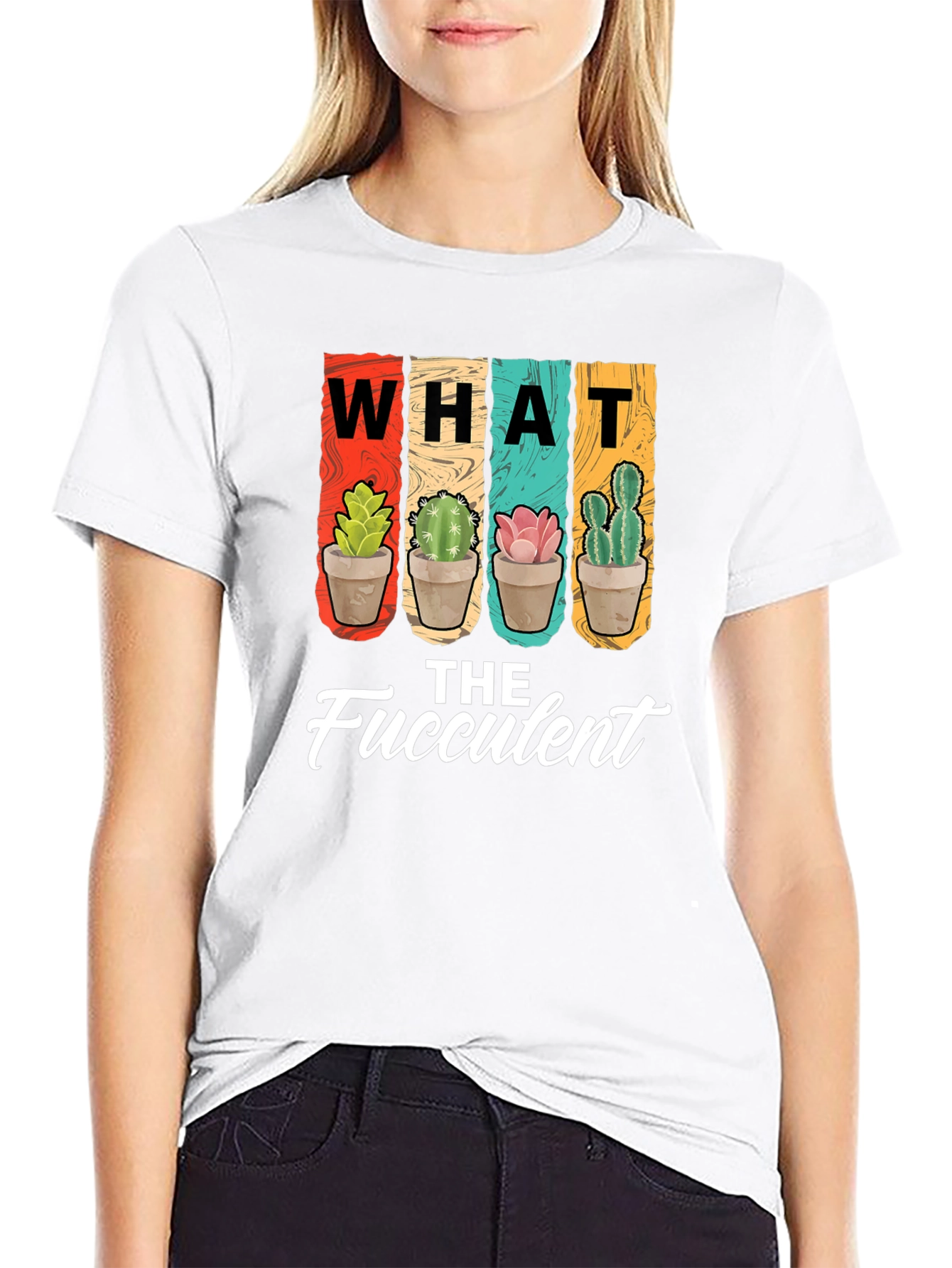 What the Fucculent T-Shirt - Funny Cactus Tee