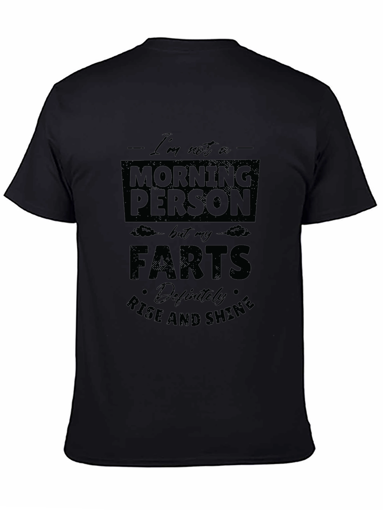 Funny Farts Rise and Shine Graphic Tee