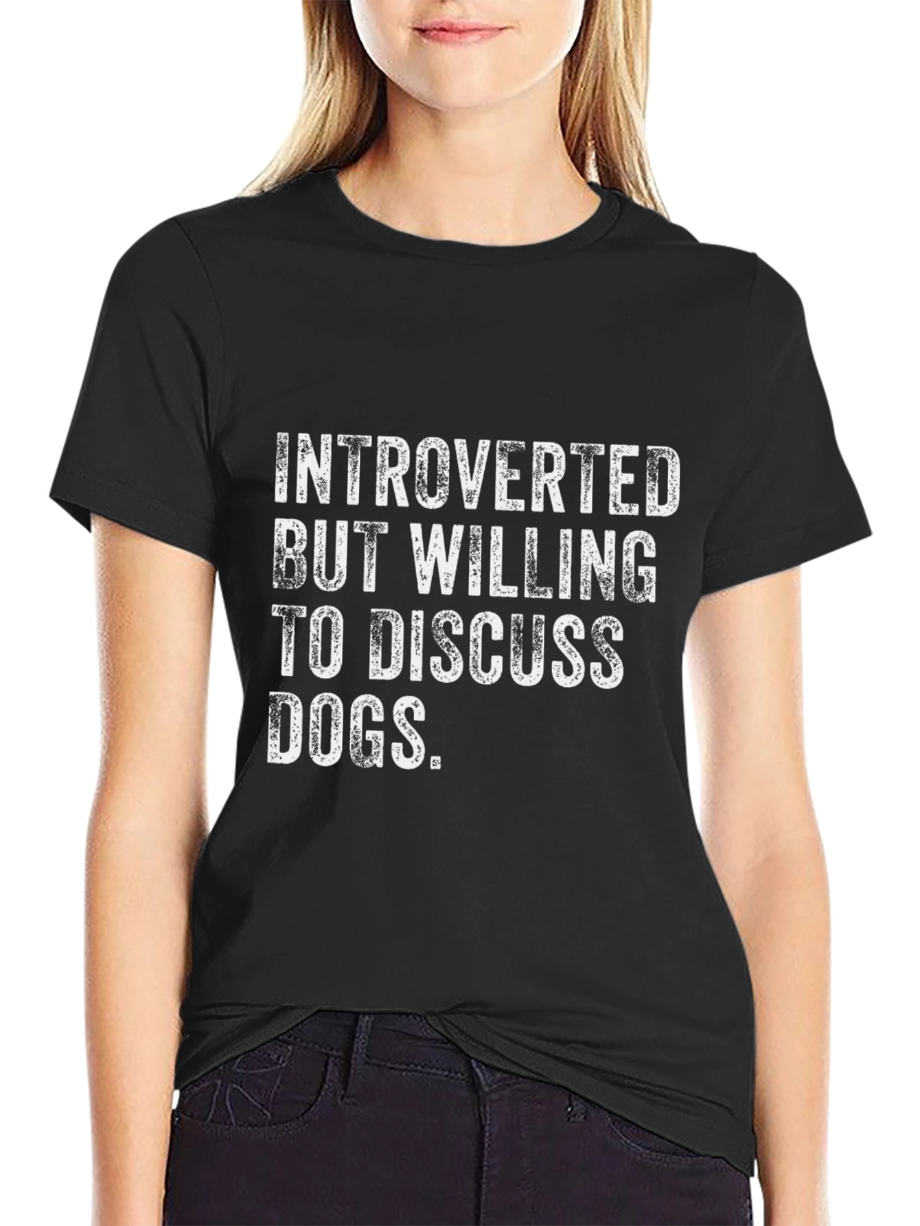 Introverted Dog Lover Tee