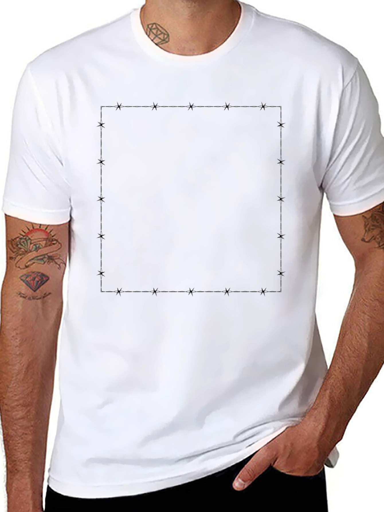 Classic Black Crew Neck T-Shirt