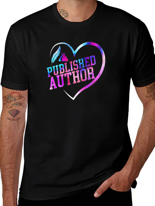 Published Author Heart T-Shirt