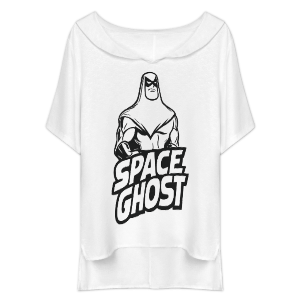 Retro Cartoon Hero Graphic Tee, Vintage Comic Style Shirt, Classic Space Adventure Inspired Top, Minimalist Black Graphic T-Shirt(z723)