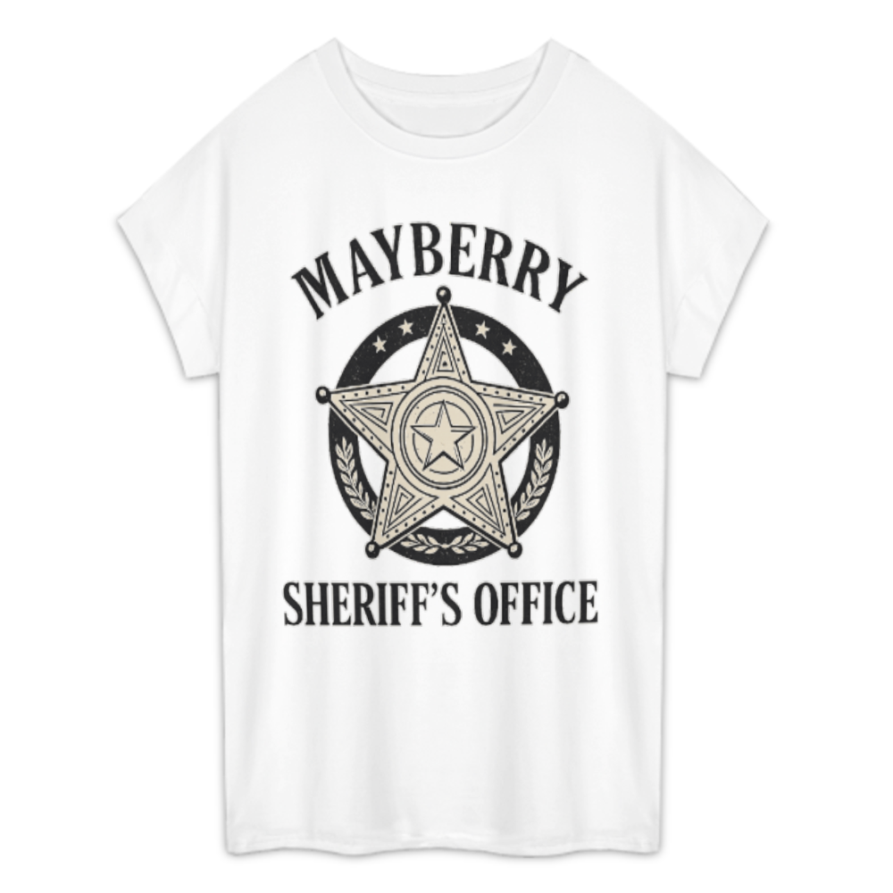 Vintage Sheriff Badge Graphic Tee, Retro Western Law Style Shirt, Rustic Americana Graphic T-Shirt, Old School Badge Inspired Top(z732)