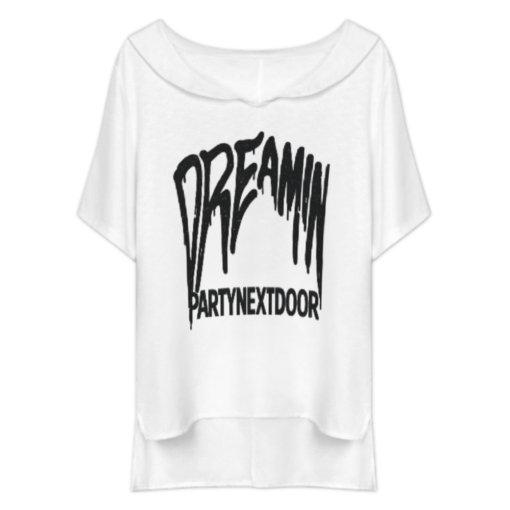 Drippy Streetwear Graphic Tee, Dream Inspired Typography Shirt, Urban Aesthetic Oversized T-Shirt, Minimalist Music Style Graphic Top(z730)