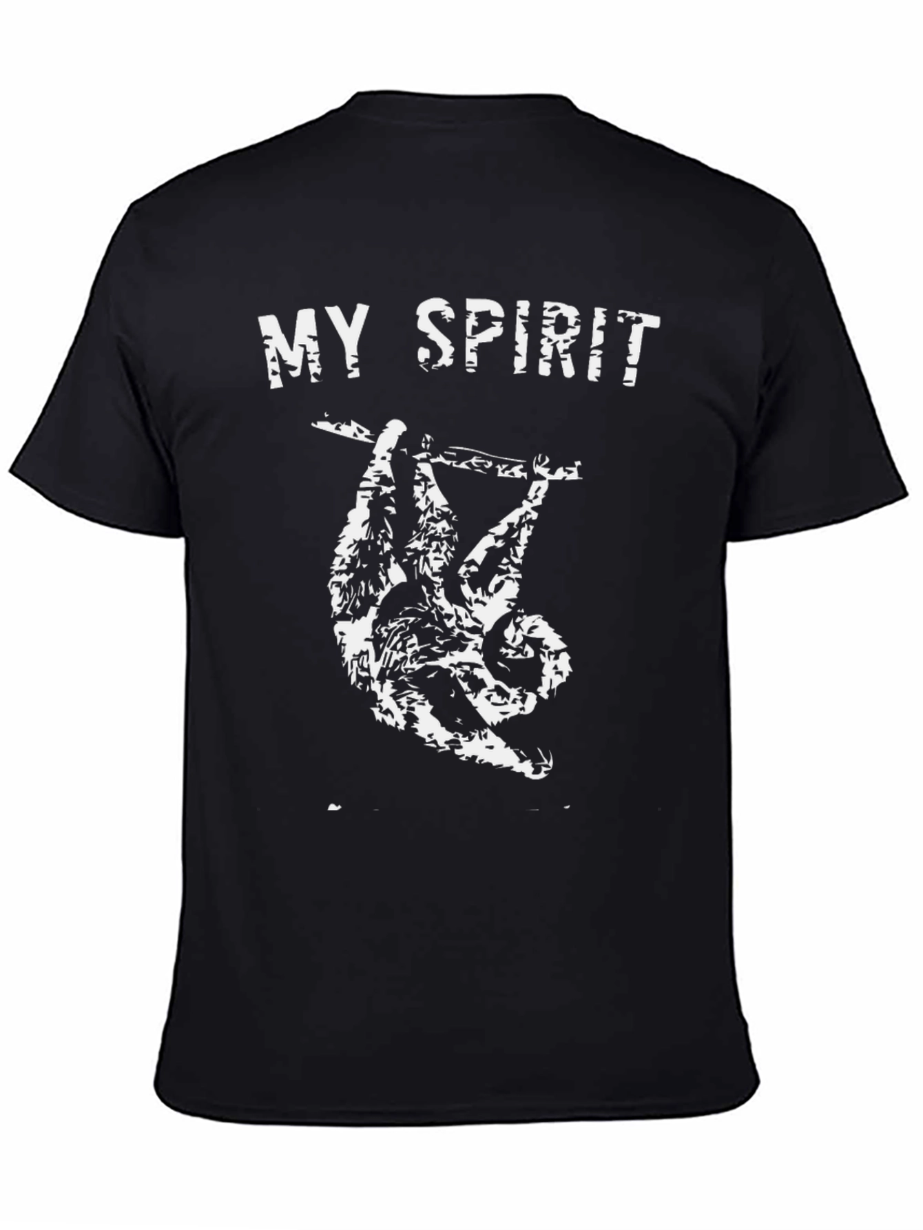 My Spirit Sloth Graphic Tee - Black