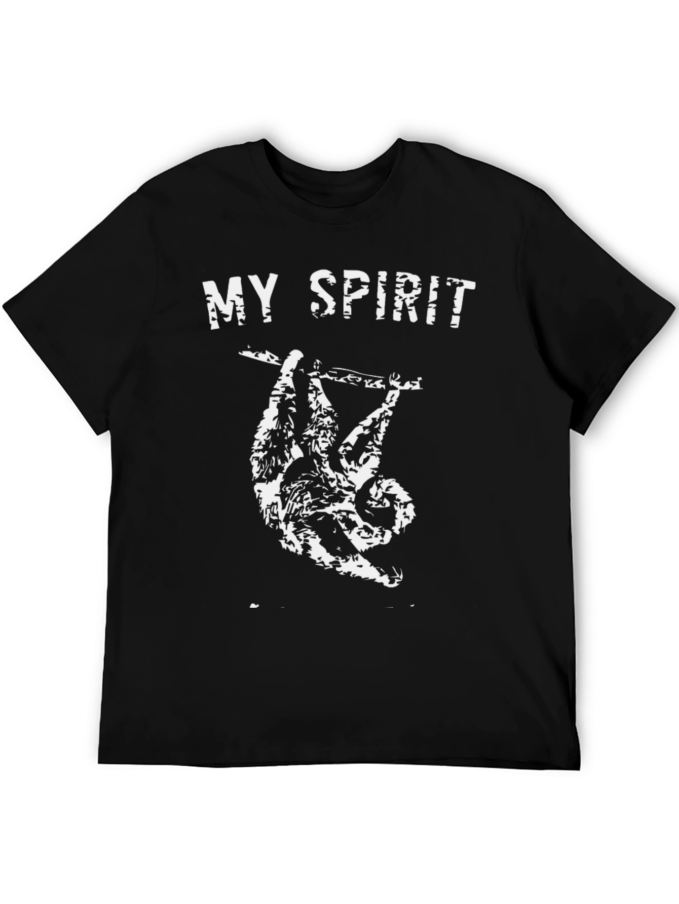 My Spirit Sloth Graphic Tee - Black