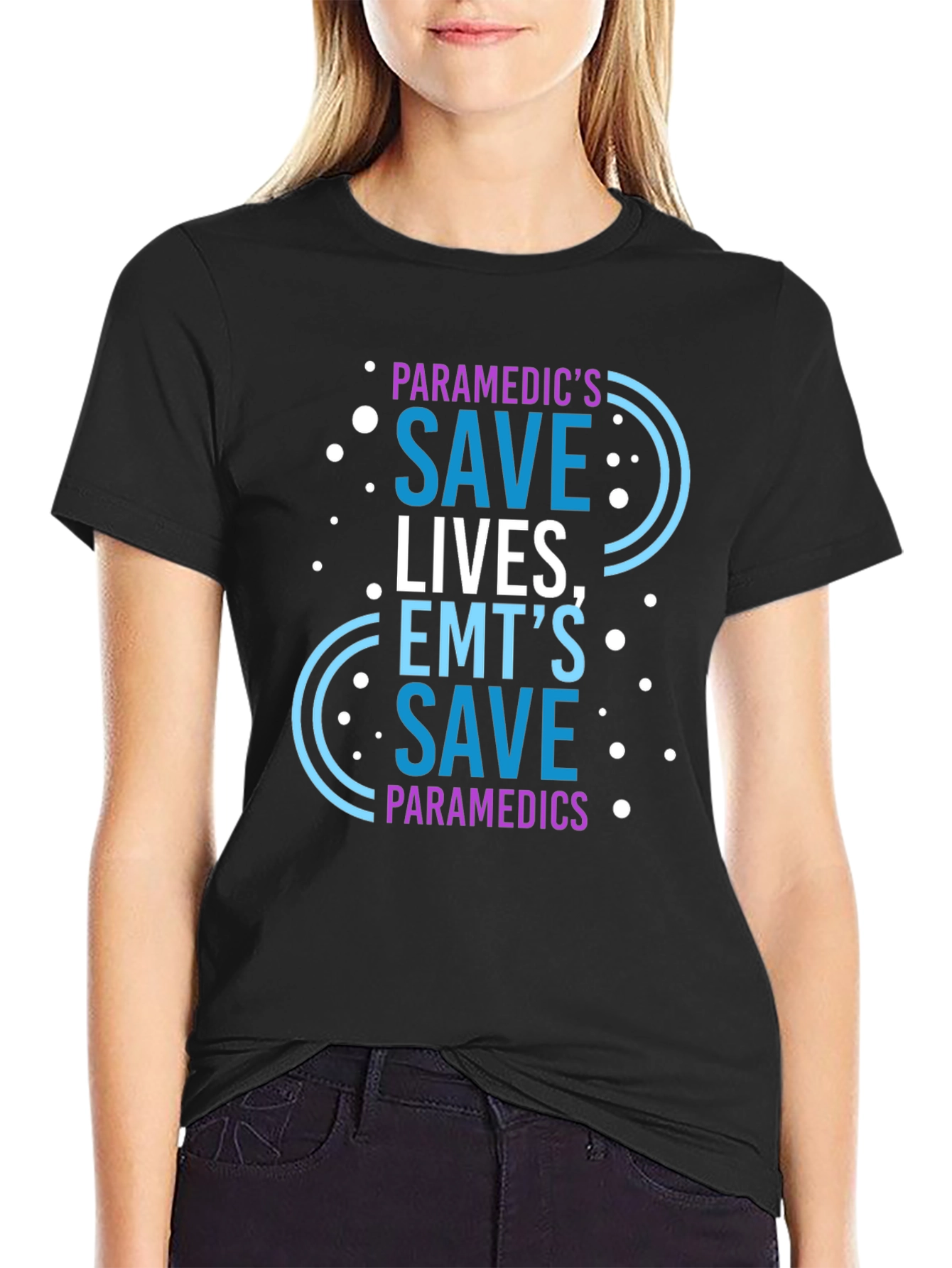 Paramedic Save Lives Graphic Tee