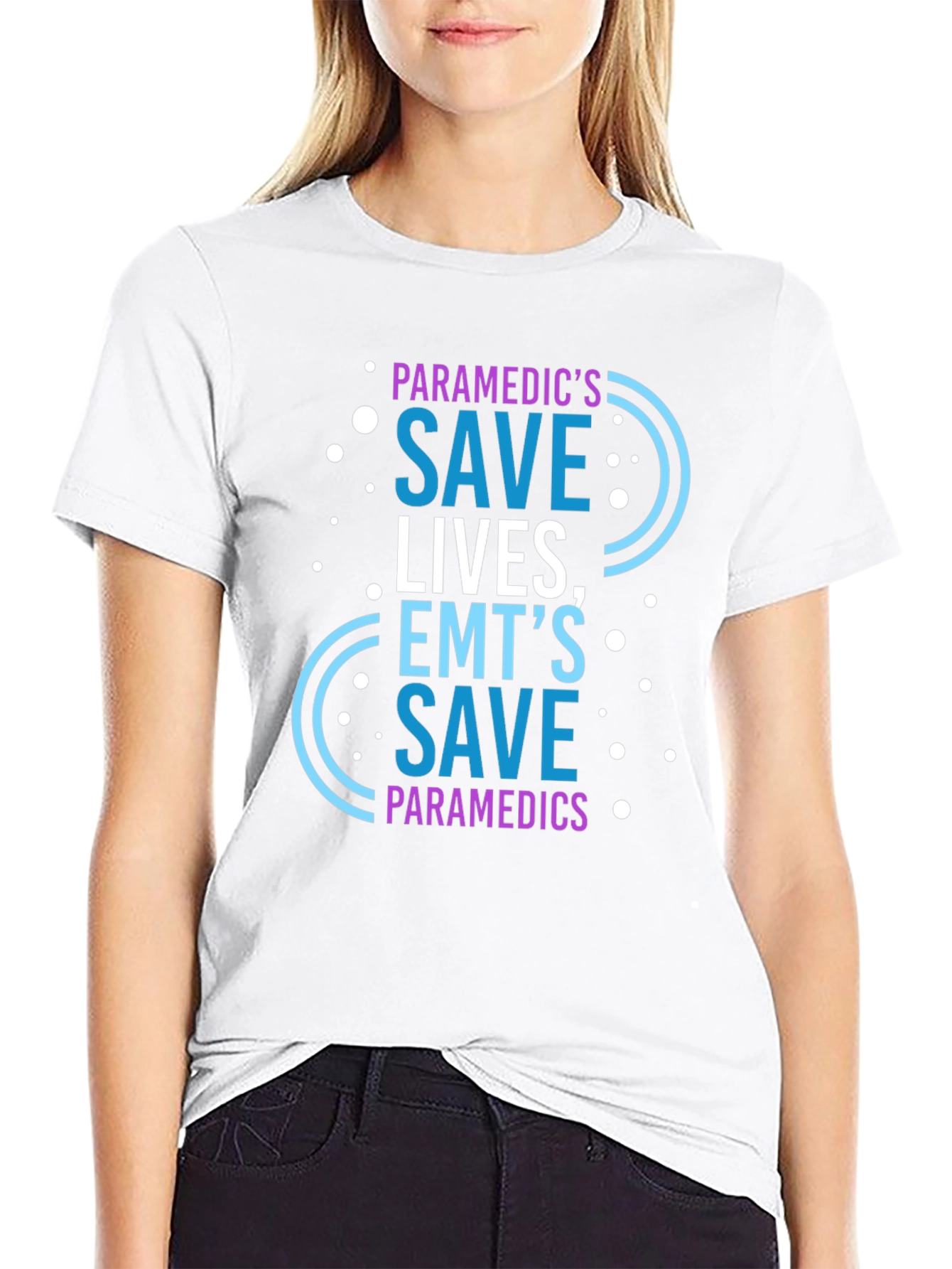 Paramedic Save Lives Graphic Tee