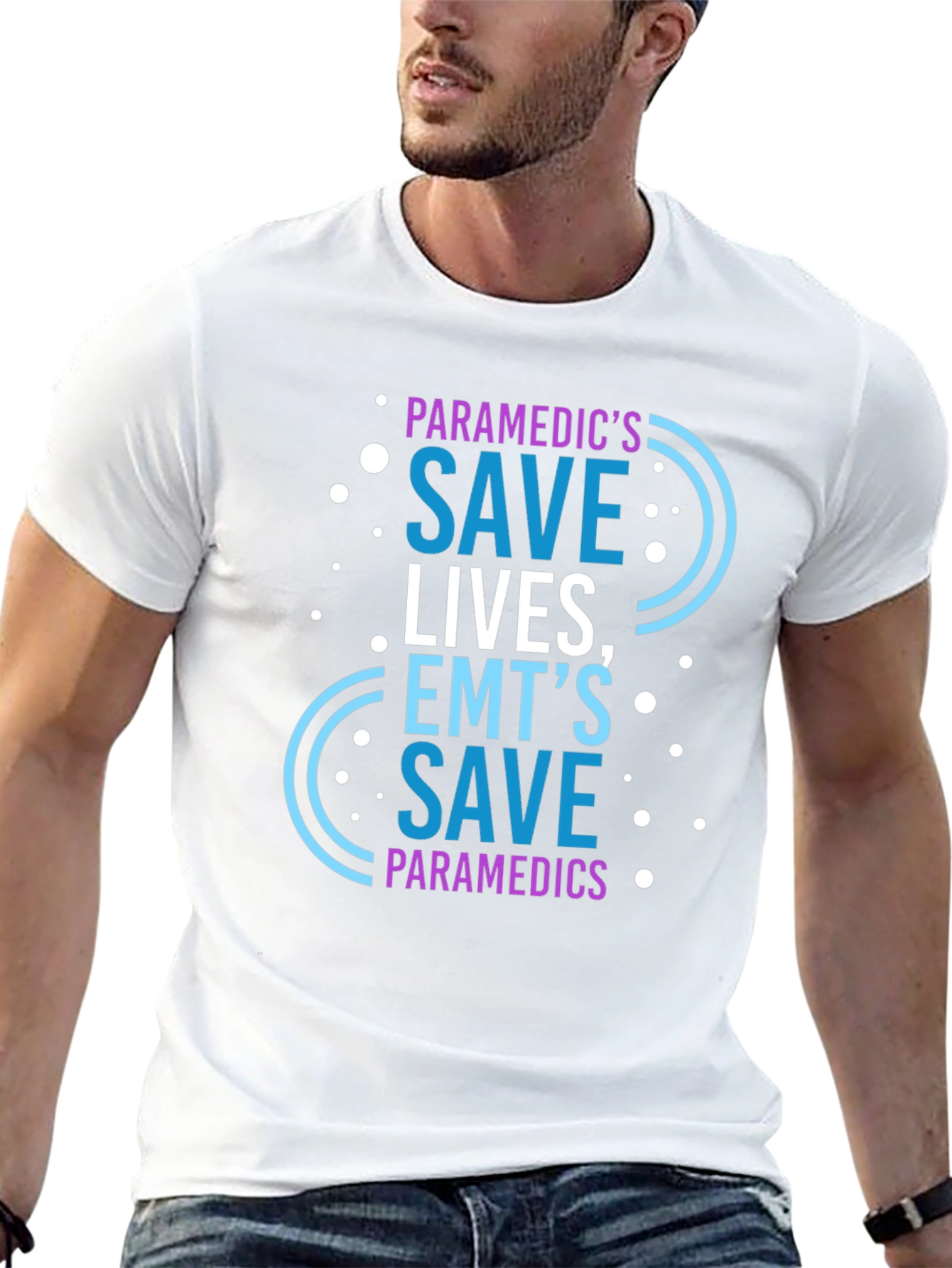 Paramedic Save Lives Graphic Tee