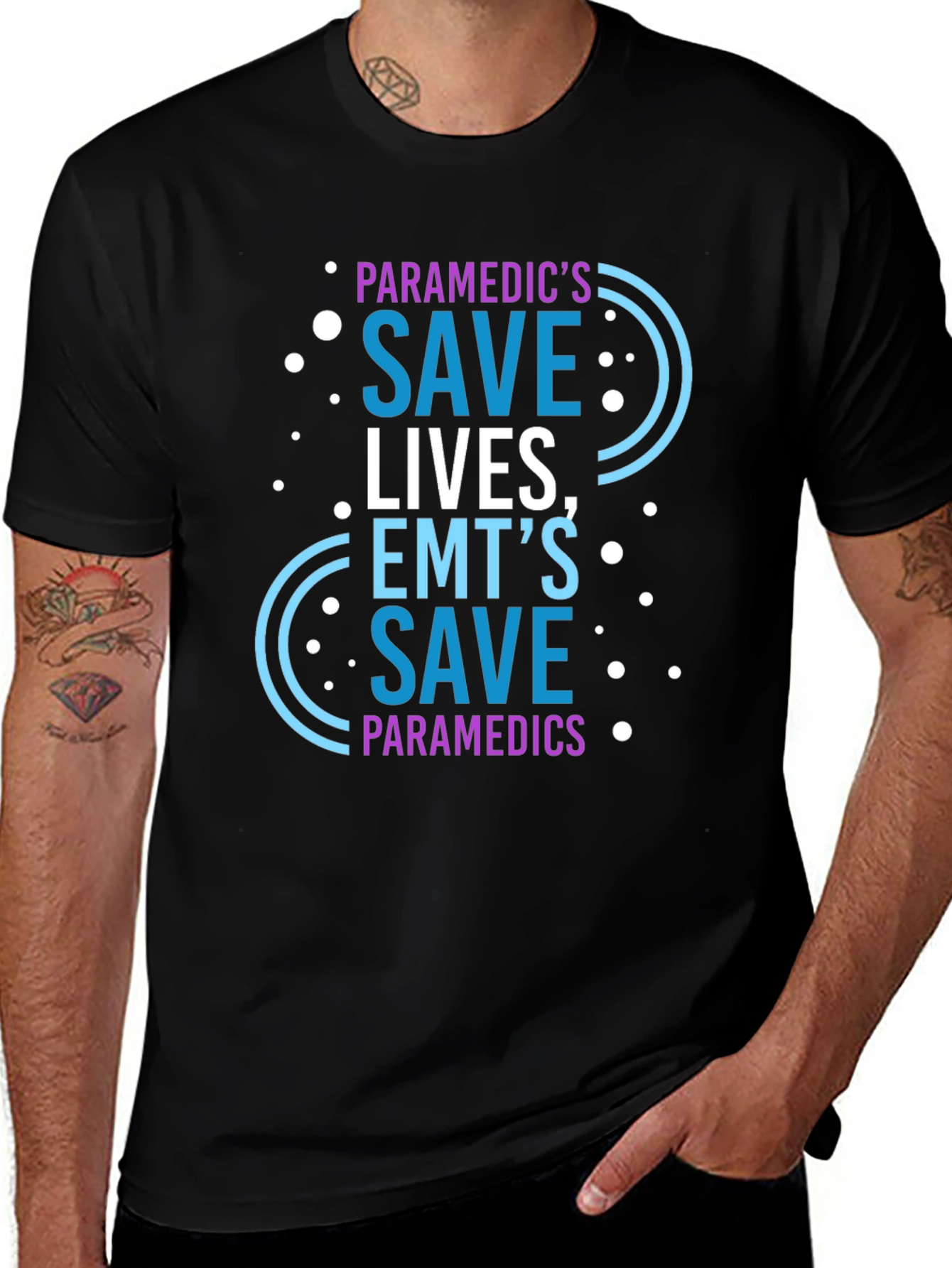 Paramedic Save Lives Graphic Tee