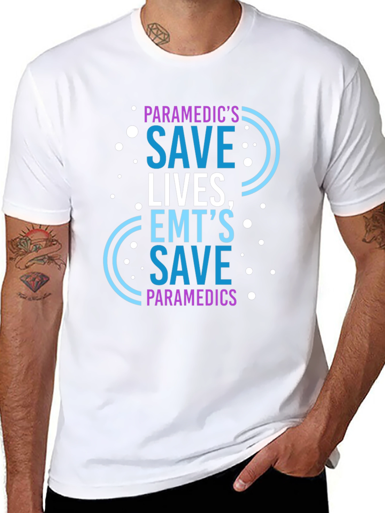 Paramedic Save Lives Graphic Tee