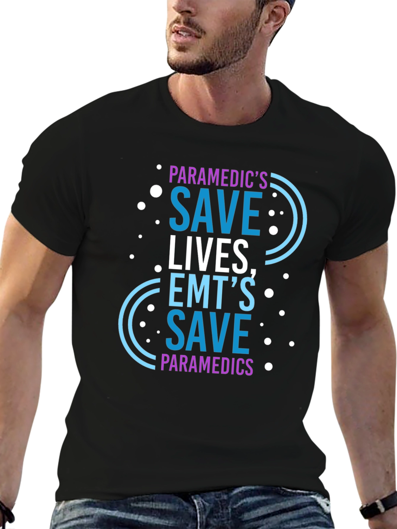 Paramedic Save Lives Graphic Tee
