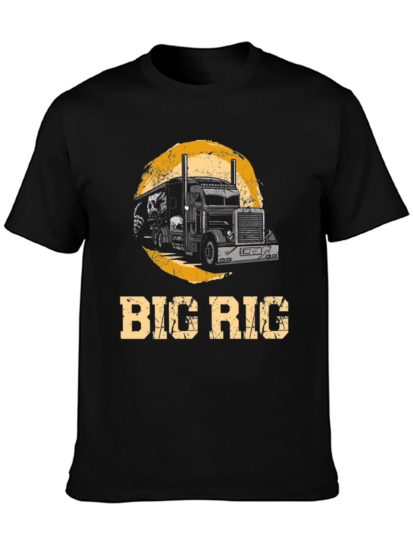 Big Rig Trucker T-Shirt - Cool Graphic Tee