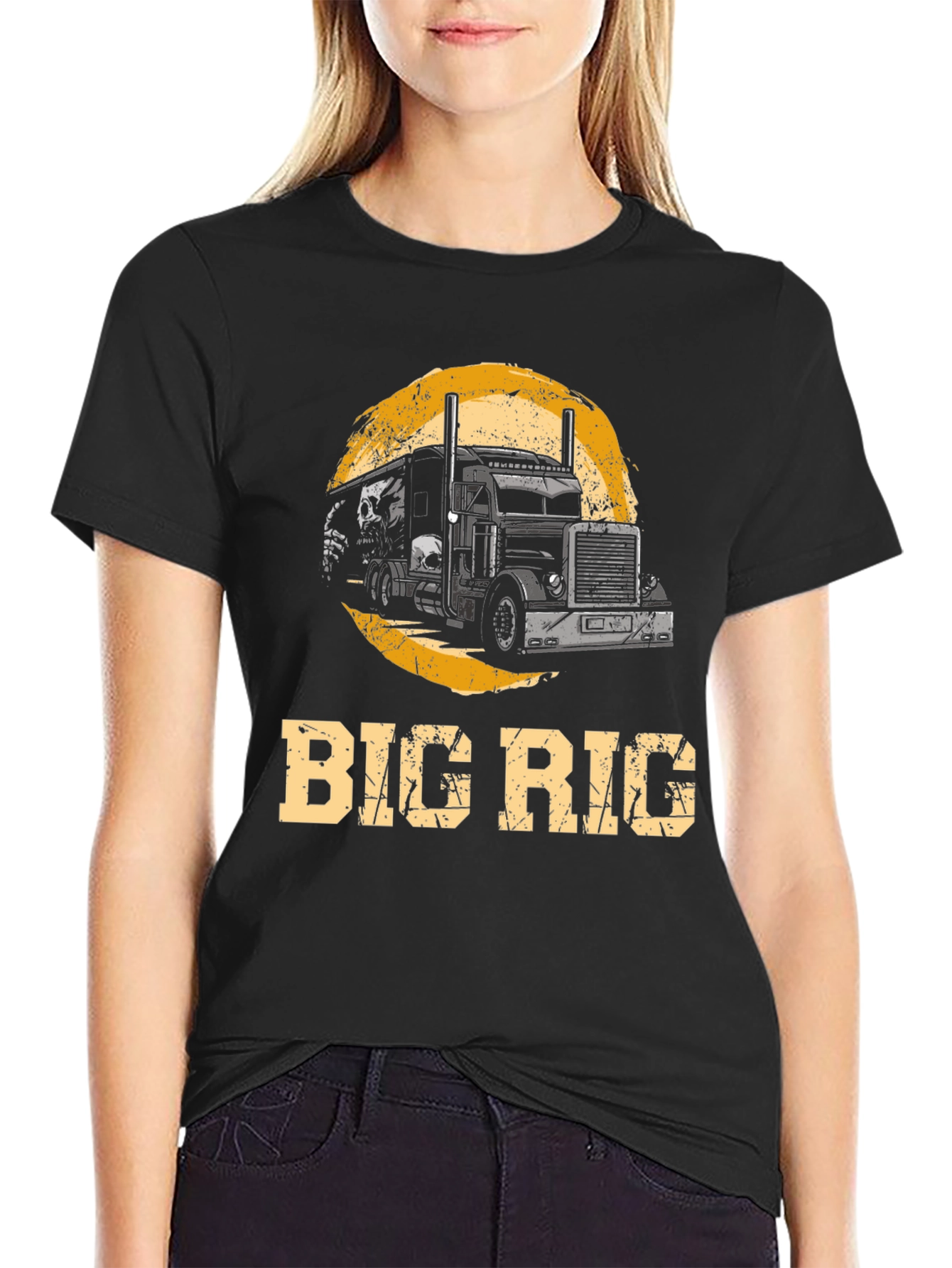 Big Rig Trucker T-Shirt - Cool Graphic Tee